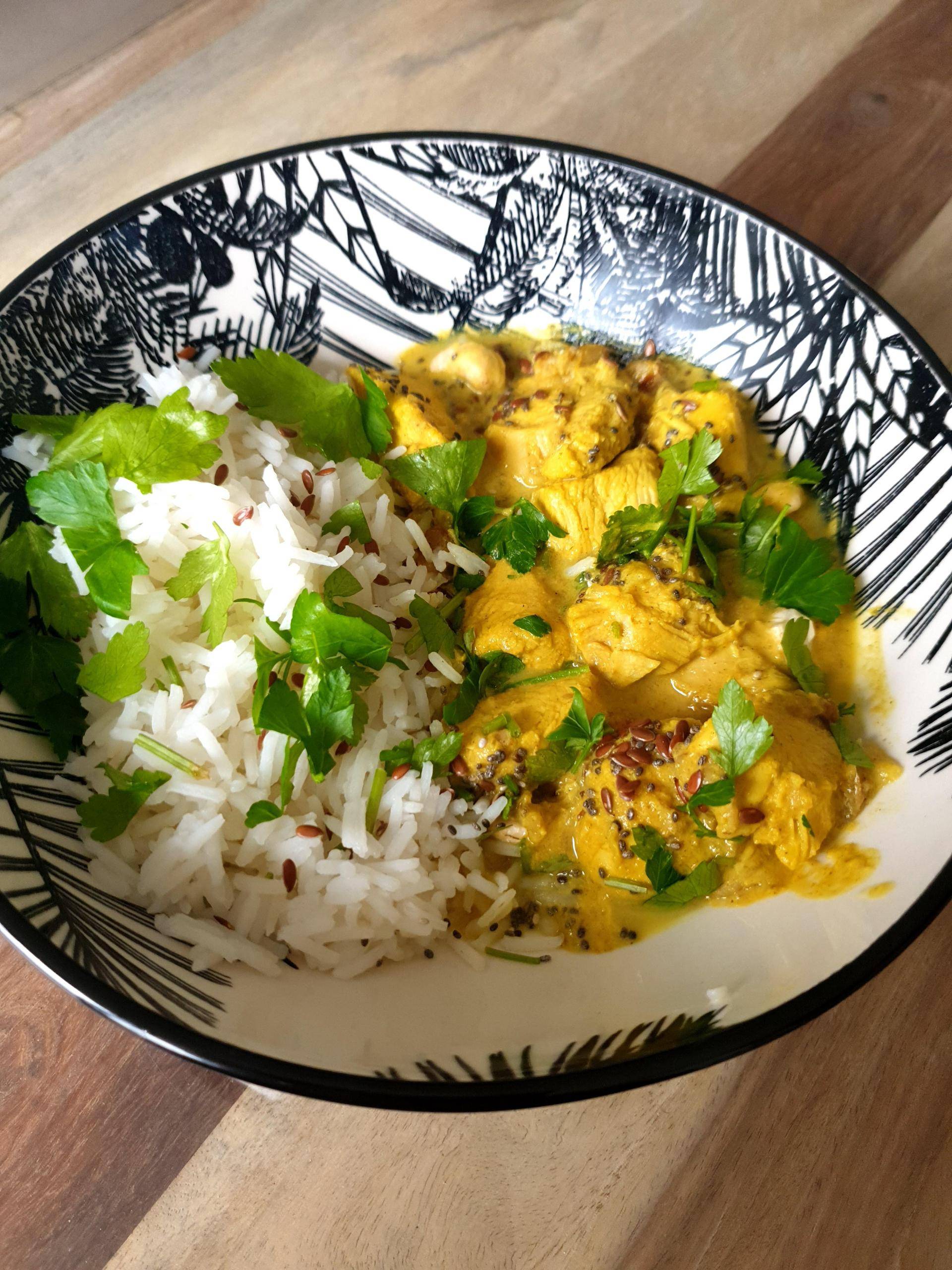 Poulet curry coco noix de cajou - Recette Companion Connect XL | Moulinex