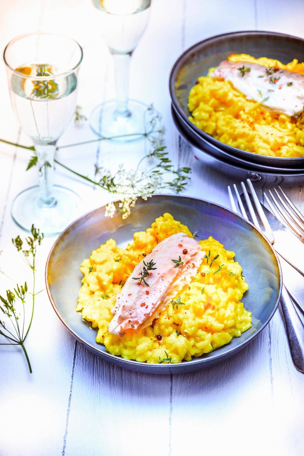 Risotto de daurade au safran - Recepten Companion | Moulinex