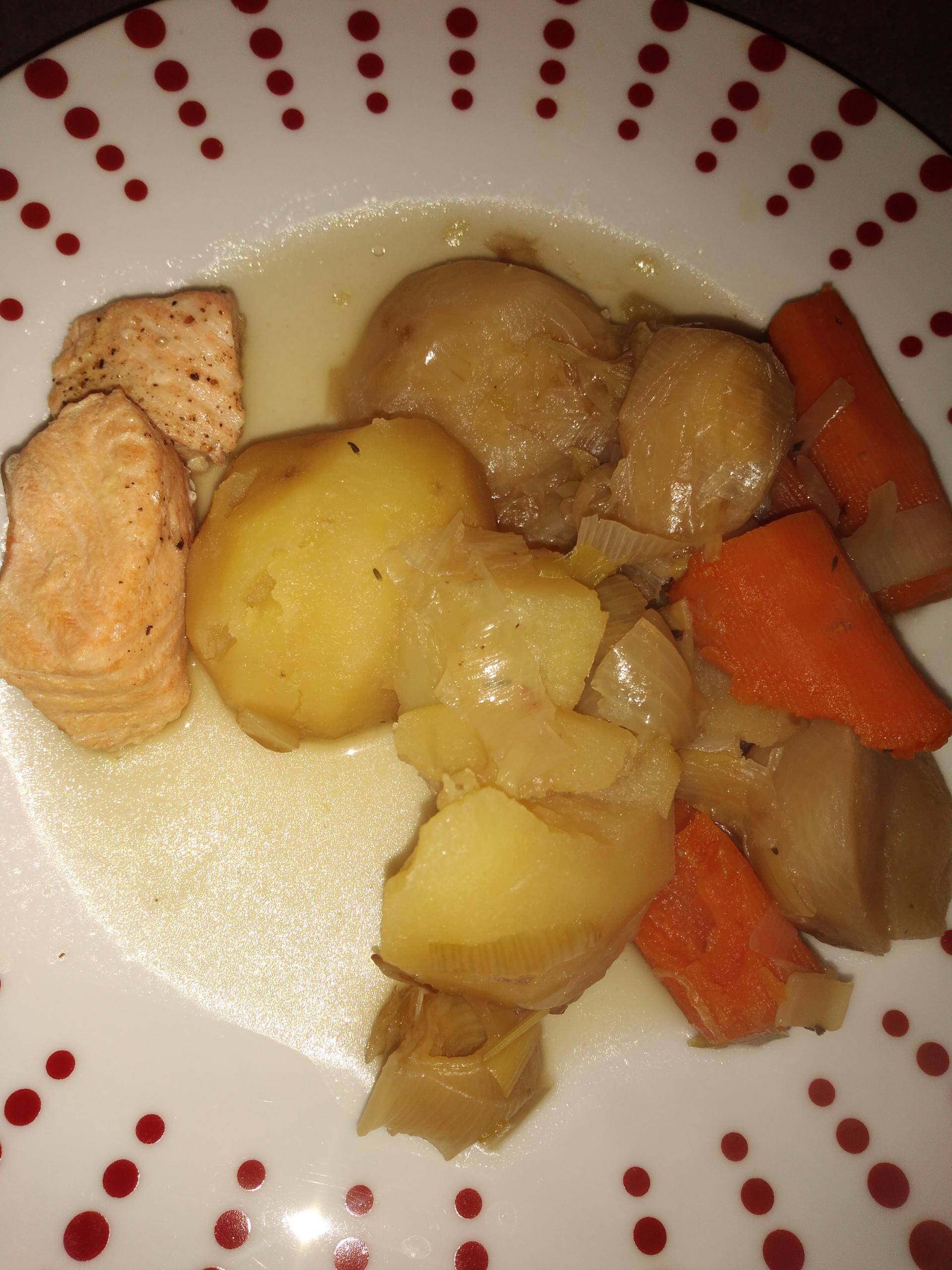 Pot au feu de saumon - Recepten Cookeo | Moulinex