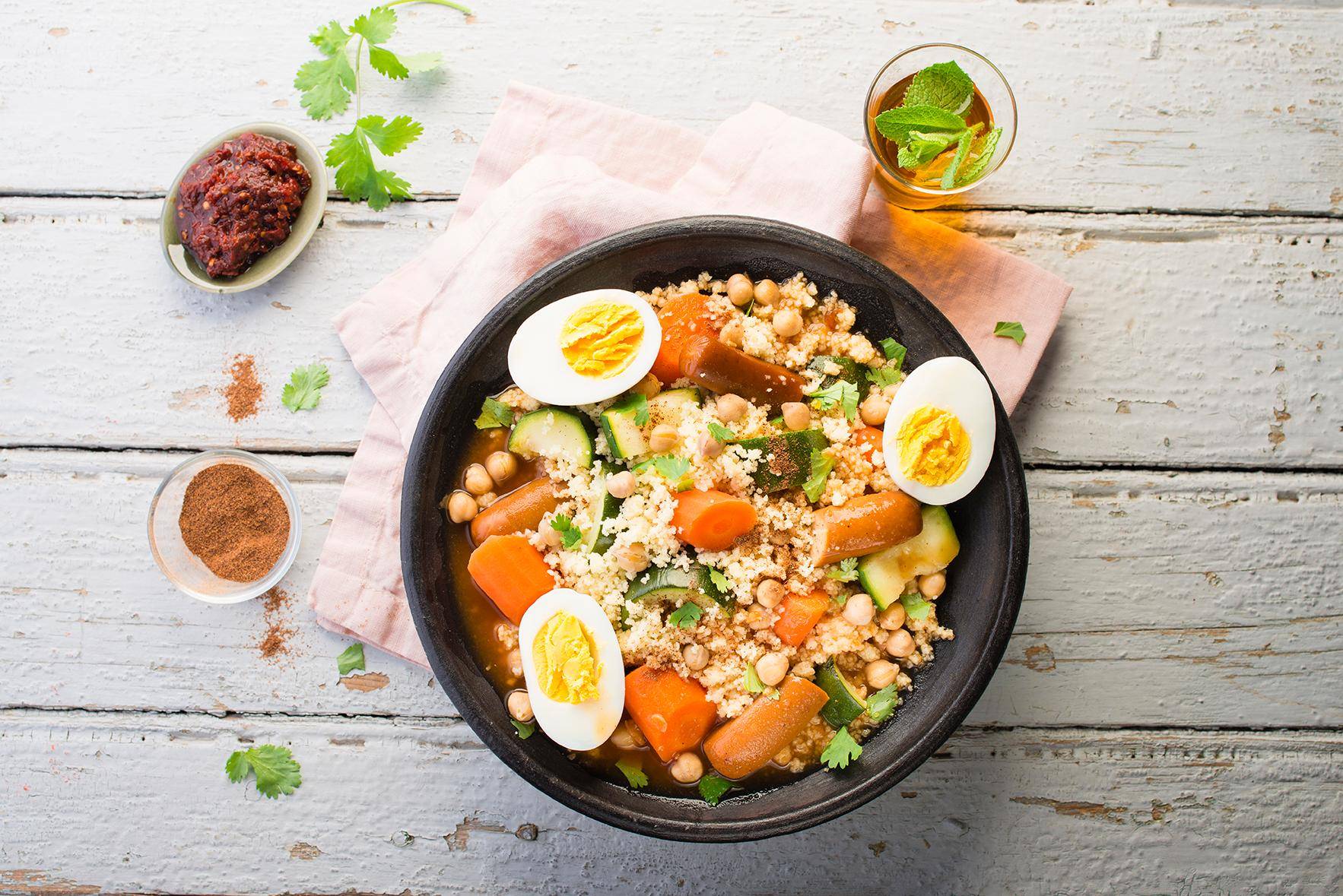 Couscous aux œufs durs - Recette Cookeo | Moulinex