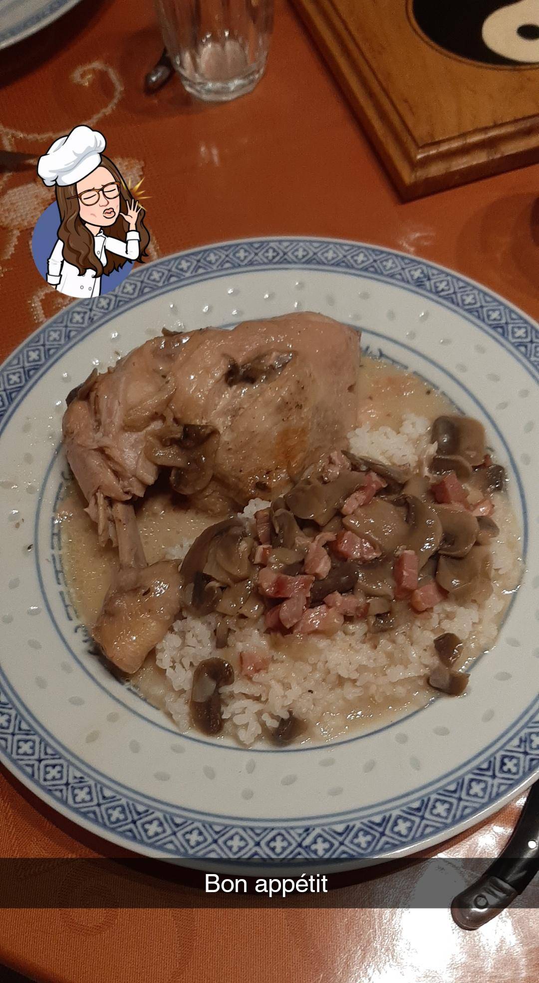 Cuisses de poulet sauce forestière - Recepten Cookeo | Moulinex