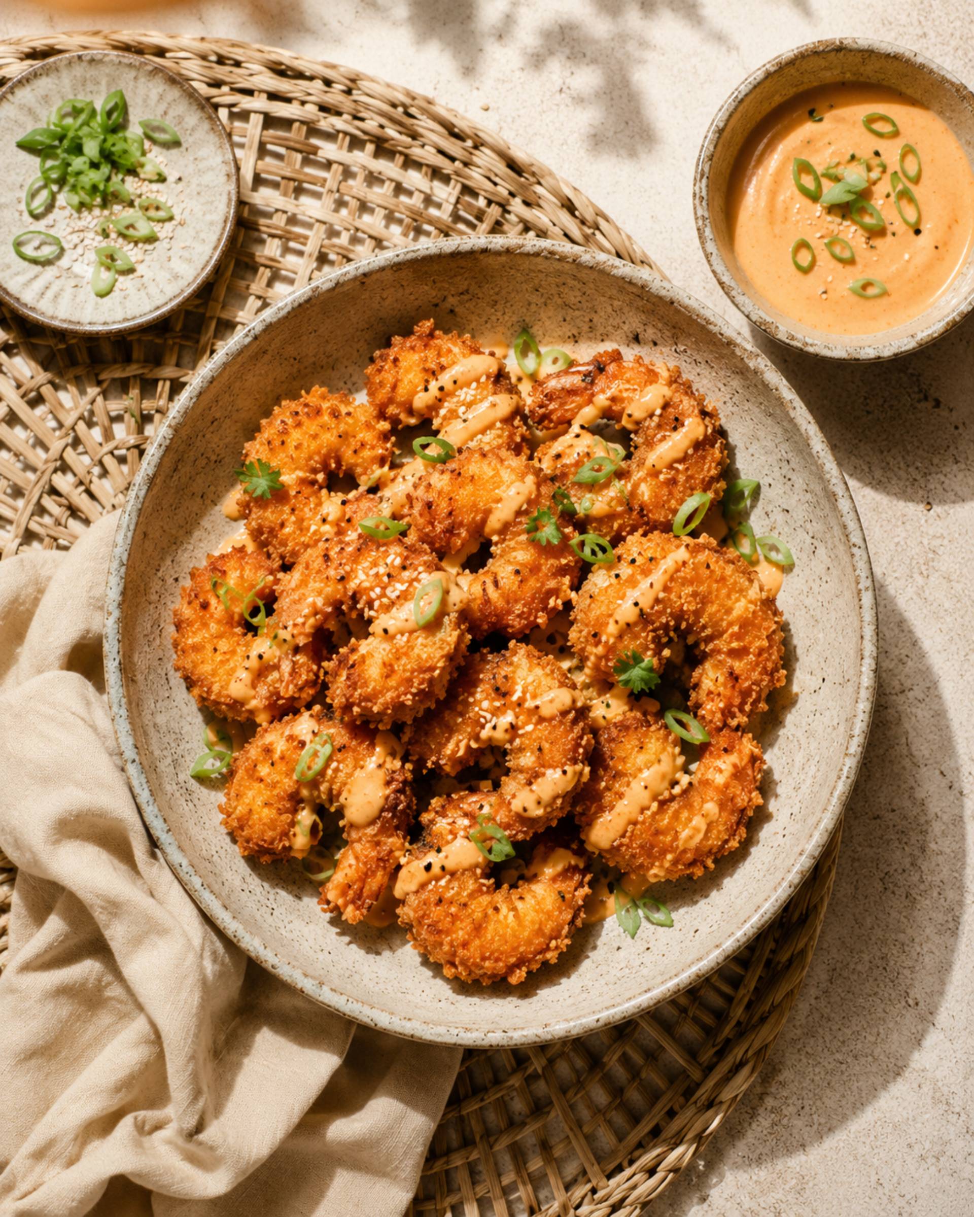 Crevettes sauce Bang Bang - Recette Crisp&Go 4P | Moulinex