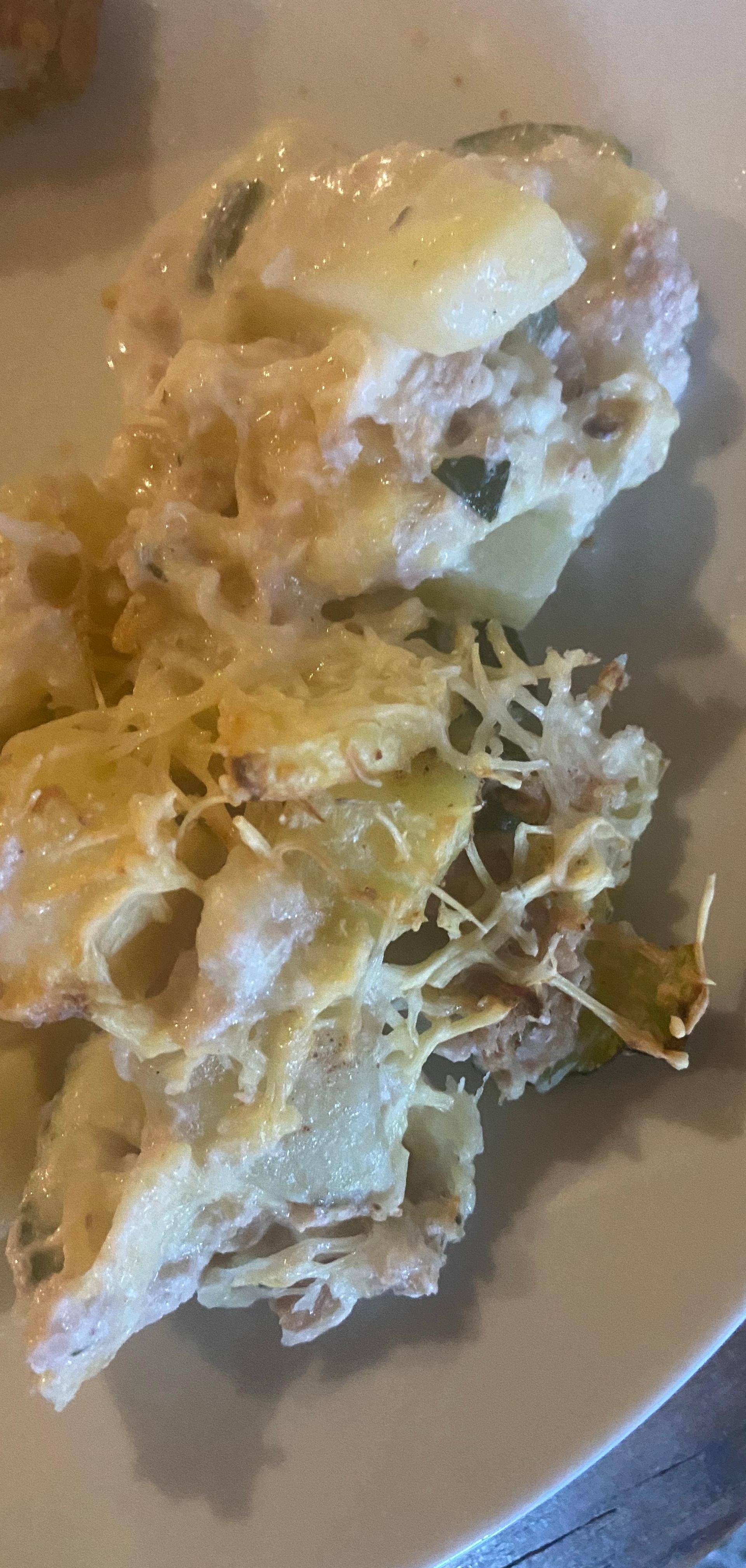Gratin de pommes de terre, courgettes et thon - Recette Cookeo | Moulinex