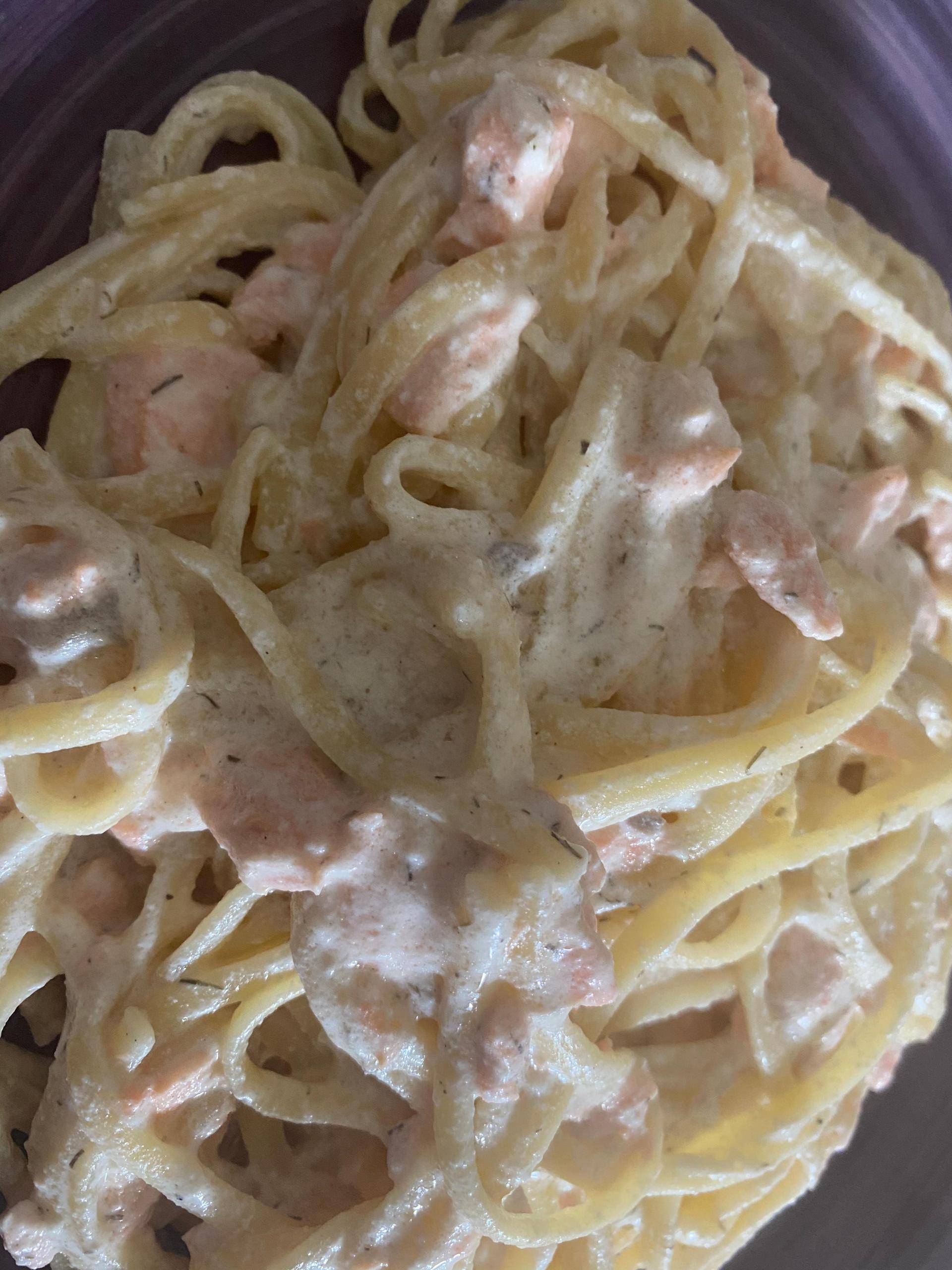 Spaghettis aux saumons - Recepten Cookeo | Moulinex