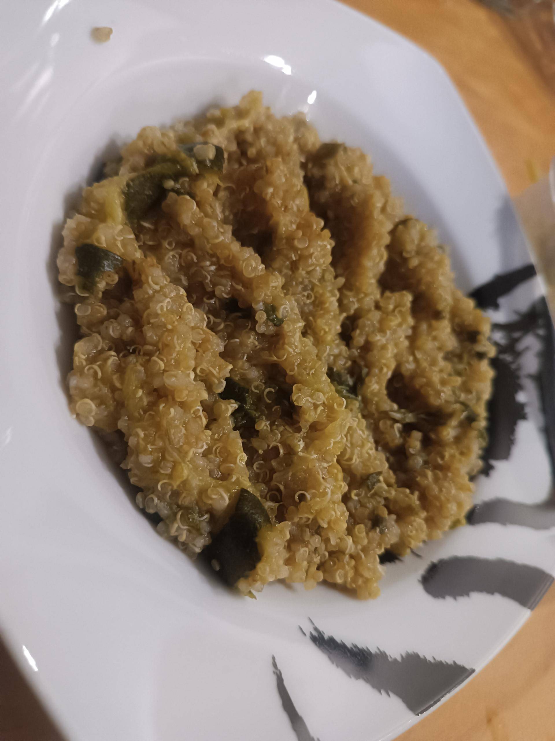 Risotto quinoa-courgettes-poireaux, facile et rapide - Recepten Cookeo | Moulinex