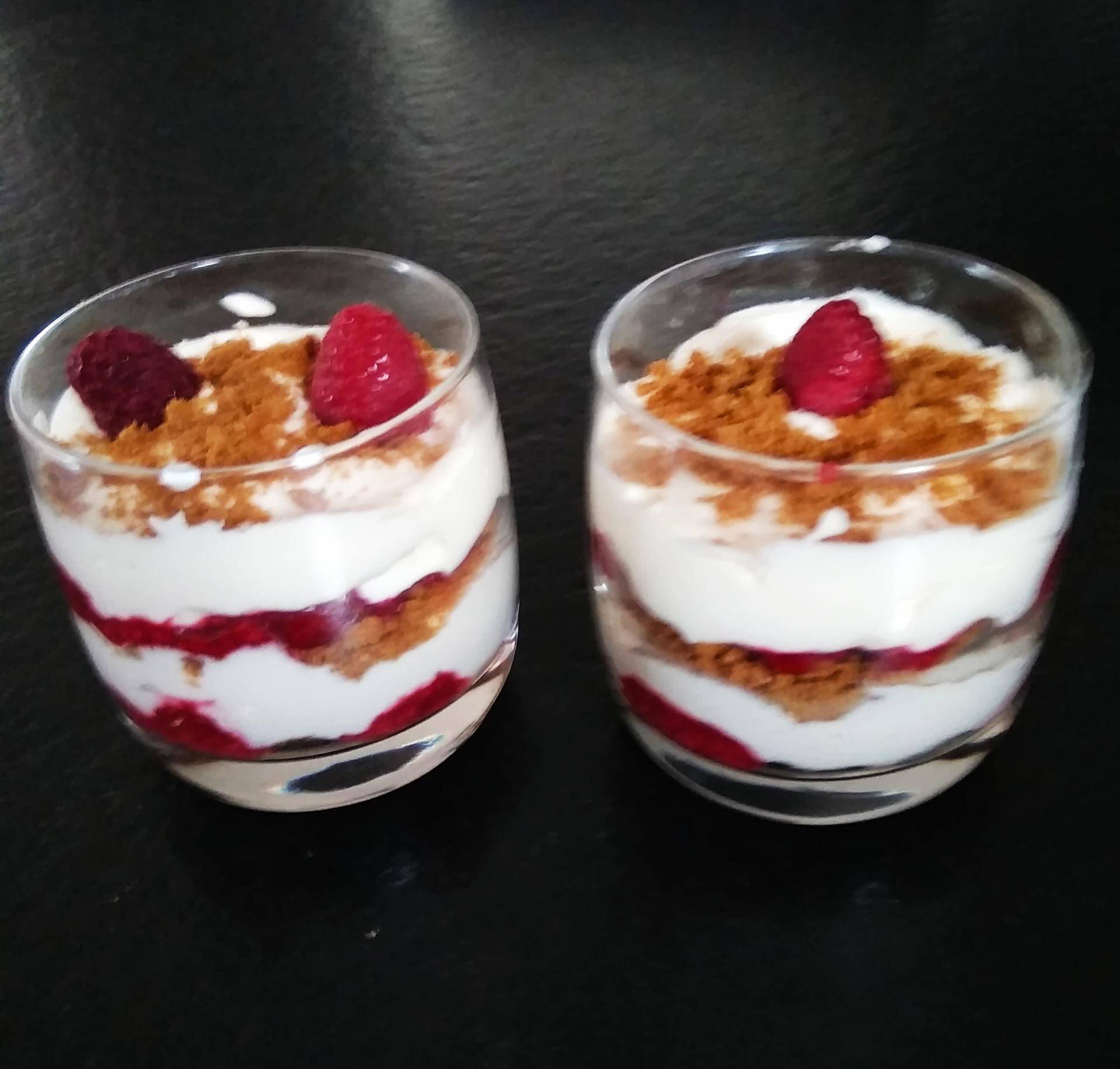 Tiramisu framboises et spéculos - Recepten Companion Connect | Moulinex