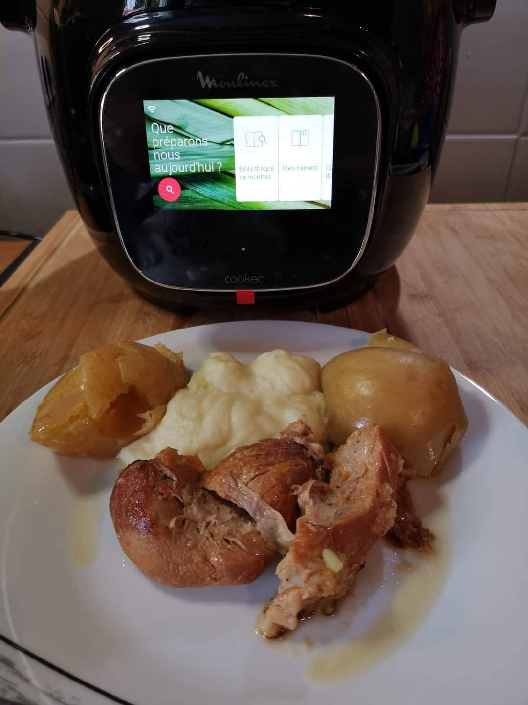 Rouelle de porc à la bretonne - Recepten Cookeo V3 | Moulinex