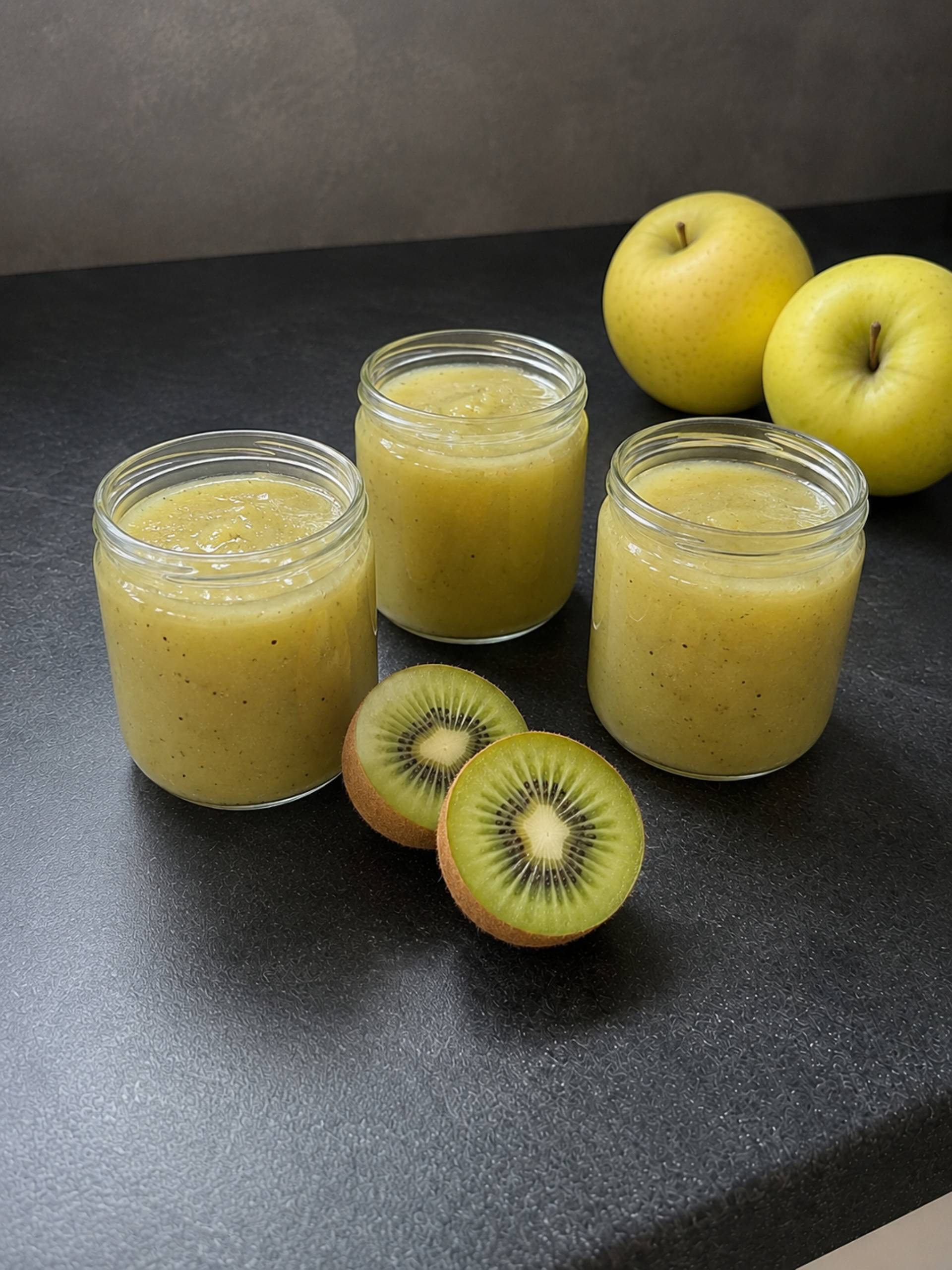 Compote bébé pomme kiwi - Recette Companion XL | Moulinex