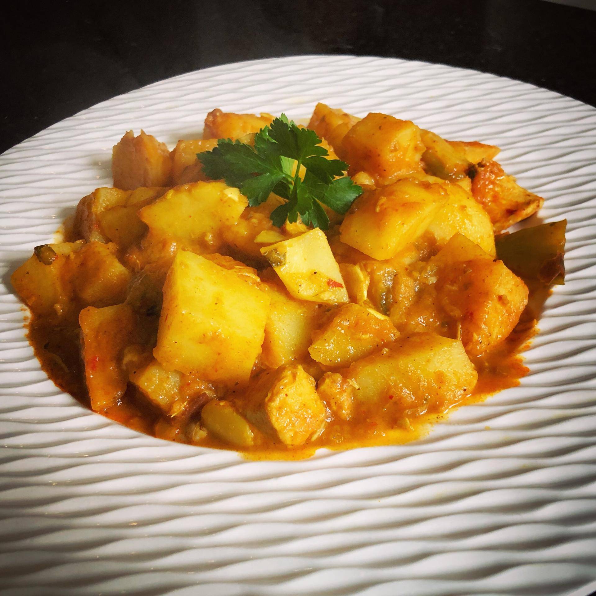 Curry de poulet et pommes de terre - Recepten Companion Connect | Moulinex