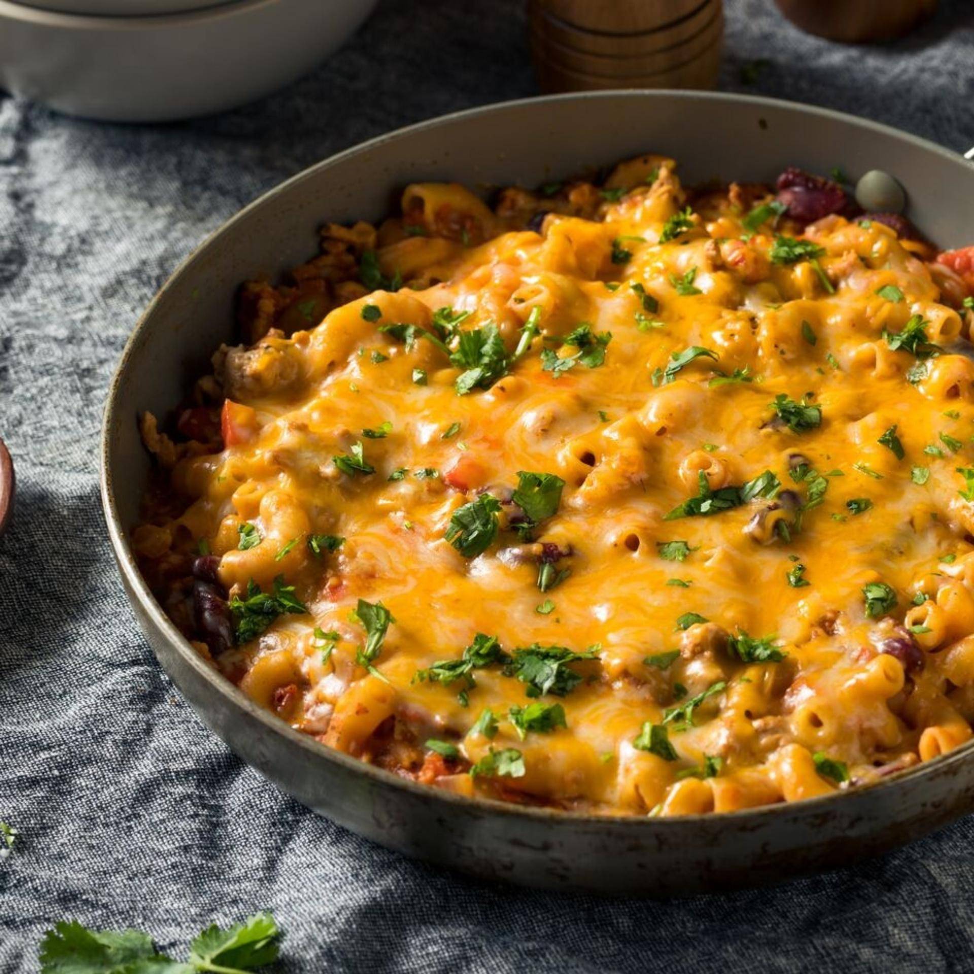 Chili con carne gratiné au cheddar - Recette Companion Connect | Moulinex
