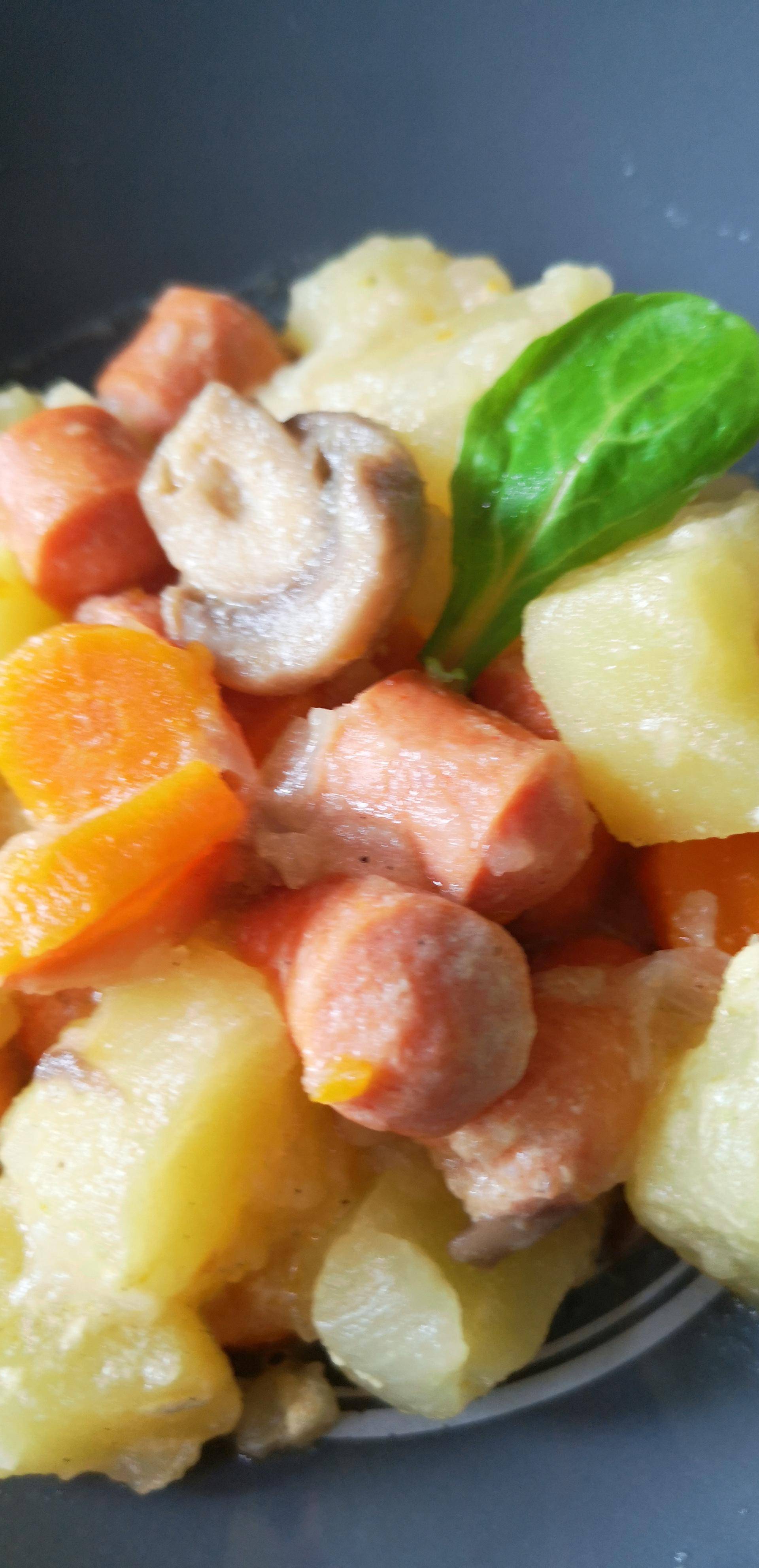 Compotée pommes de terre KNACKIS - Recette Cookeo | Moulinex