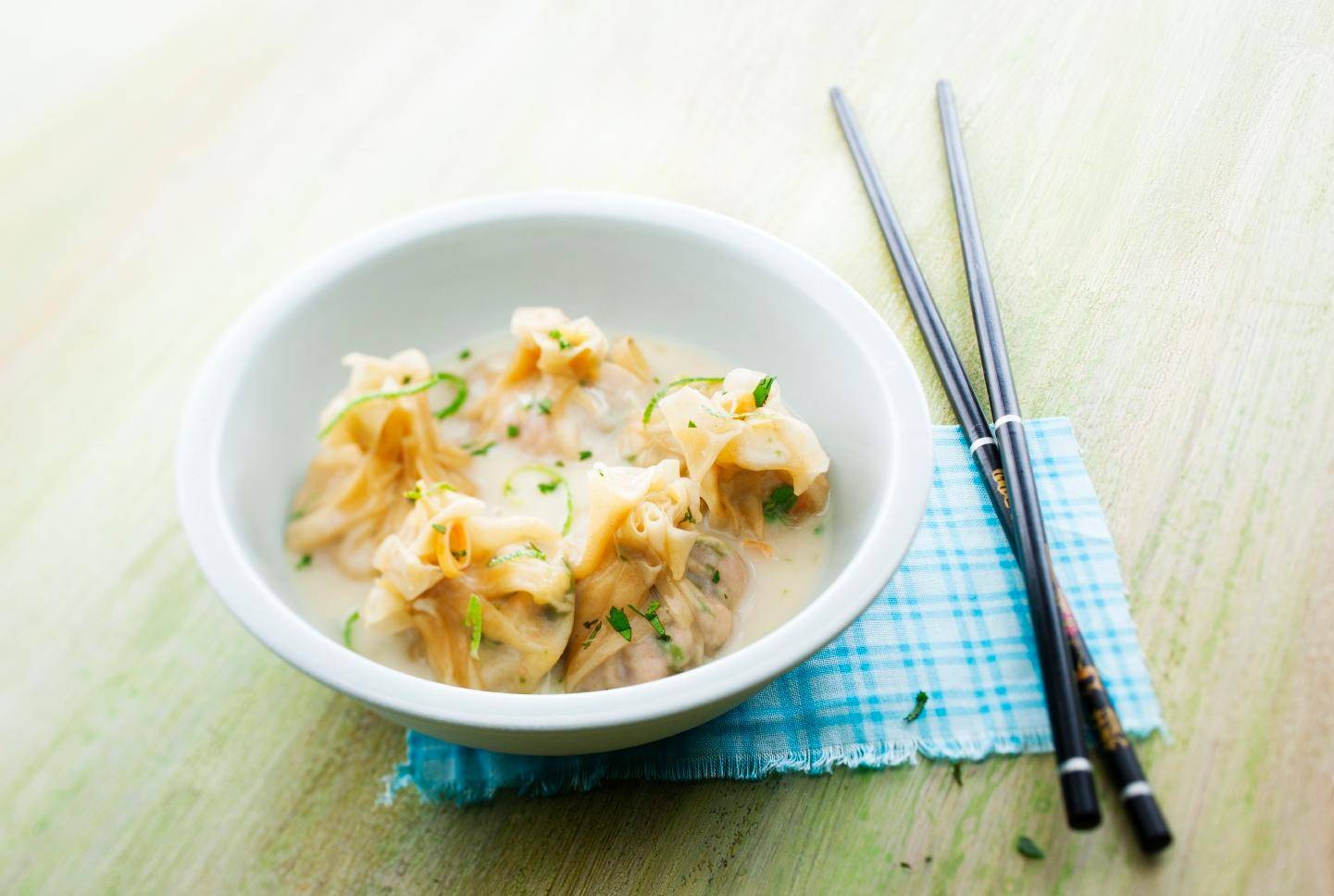 Wonton crevettes-gingembre - Recepten Cookeo | Moulinex