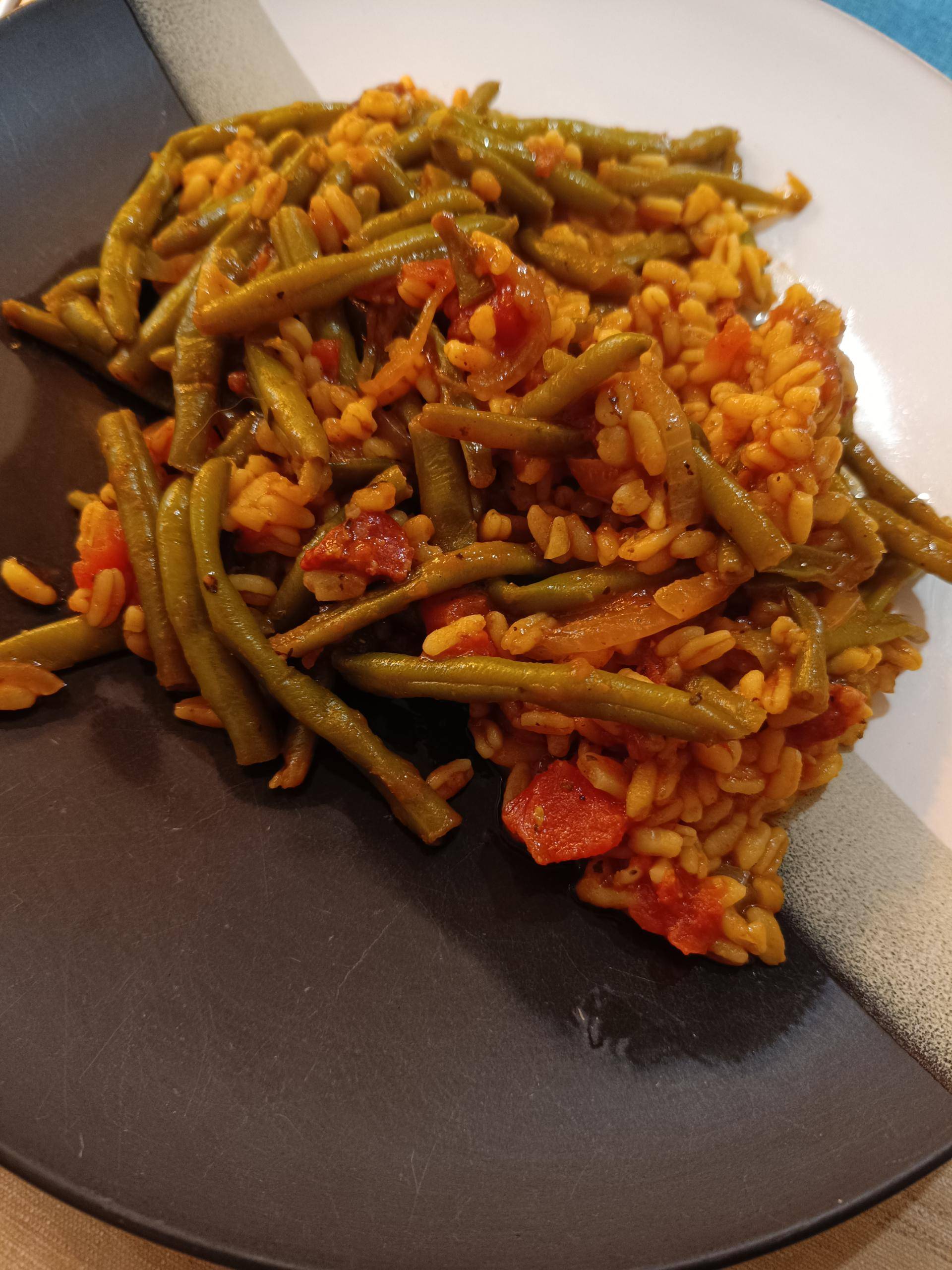 Haricots verts tomates ebly chorizo - Recette Cookeo V3 | Moulinex