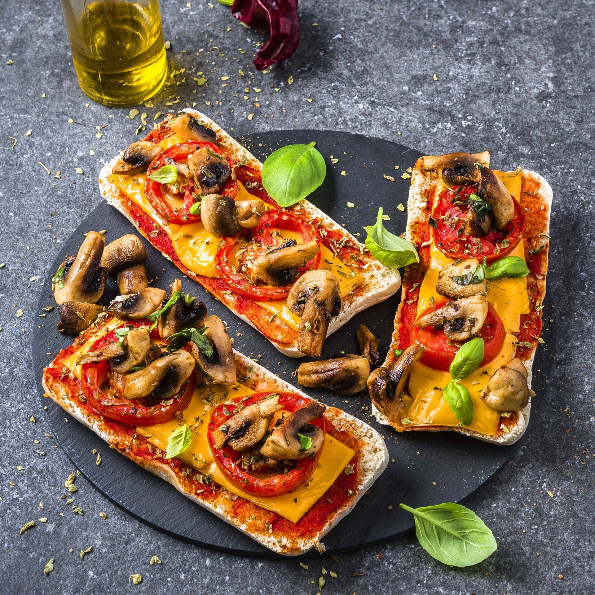 Paddenstoelpizza - Recepten EASY FRY OVEN & GRILL 9 in 1 | Moulinex