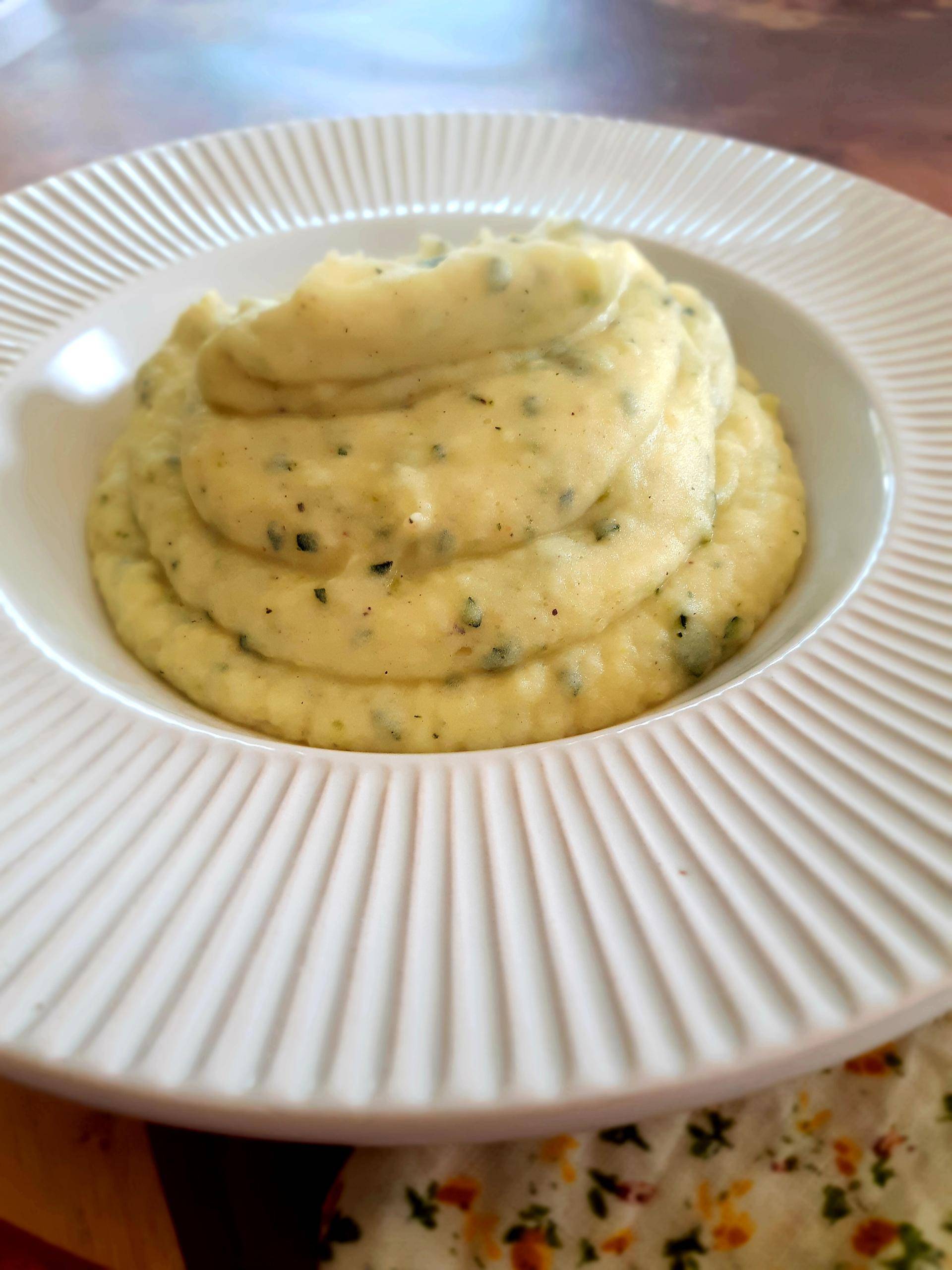 Purée de courgette pomme de terre, fromage frais - Recette Companion Connect XL | Moulinex