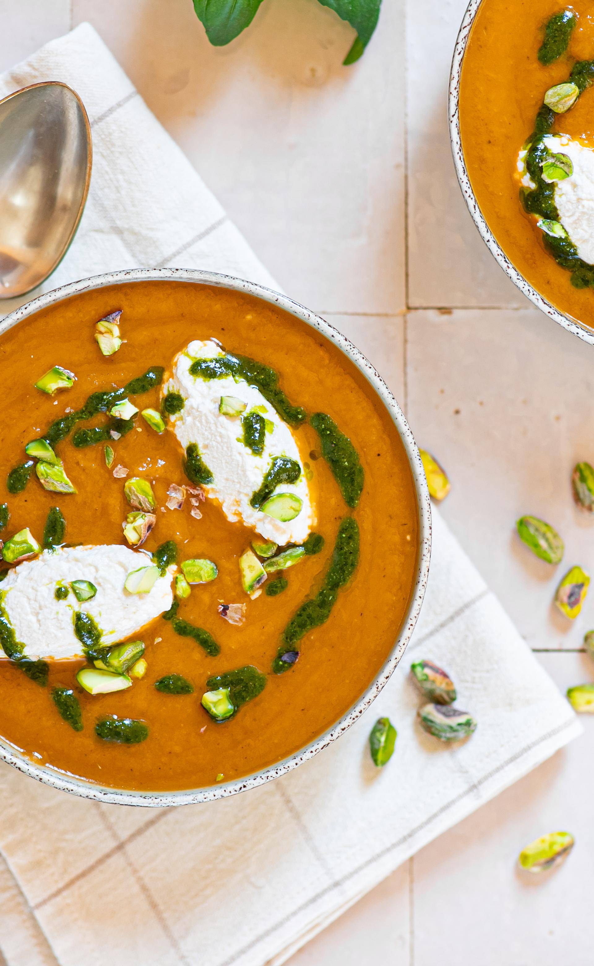 Soupe aux légumes grillés - Recette Companion Connect XL | Moulinex