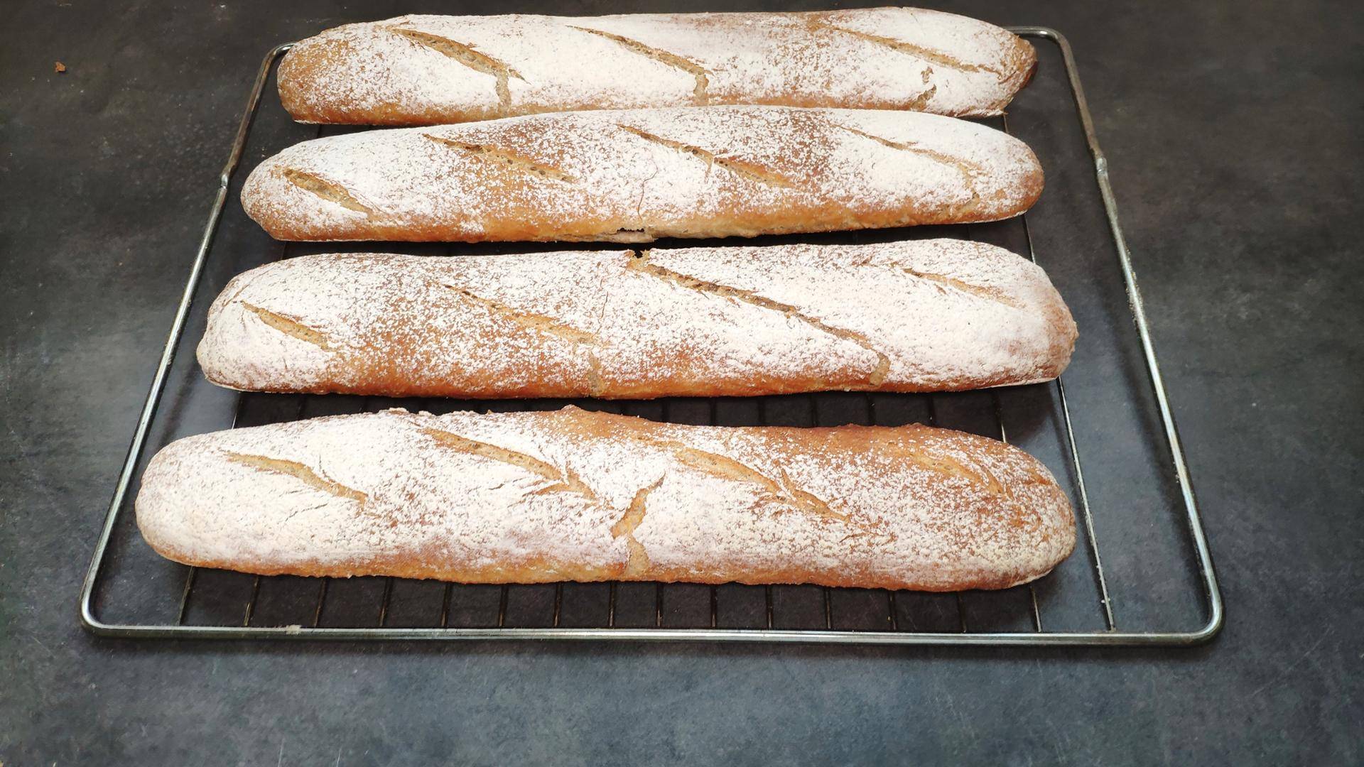 4 baguettes pain blanc - Recette Companion Connect XL | Moulinex