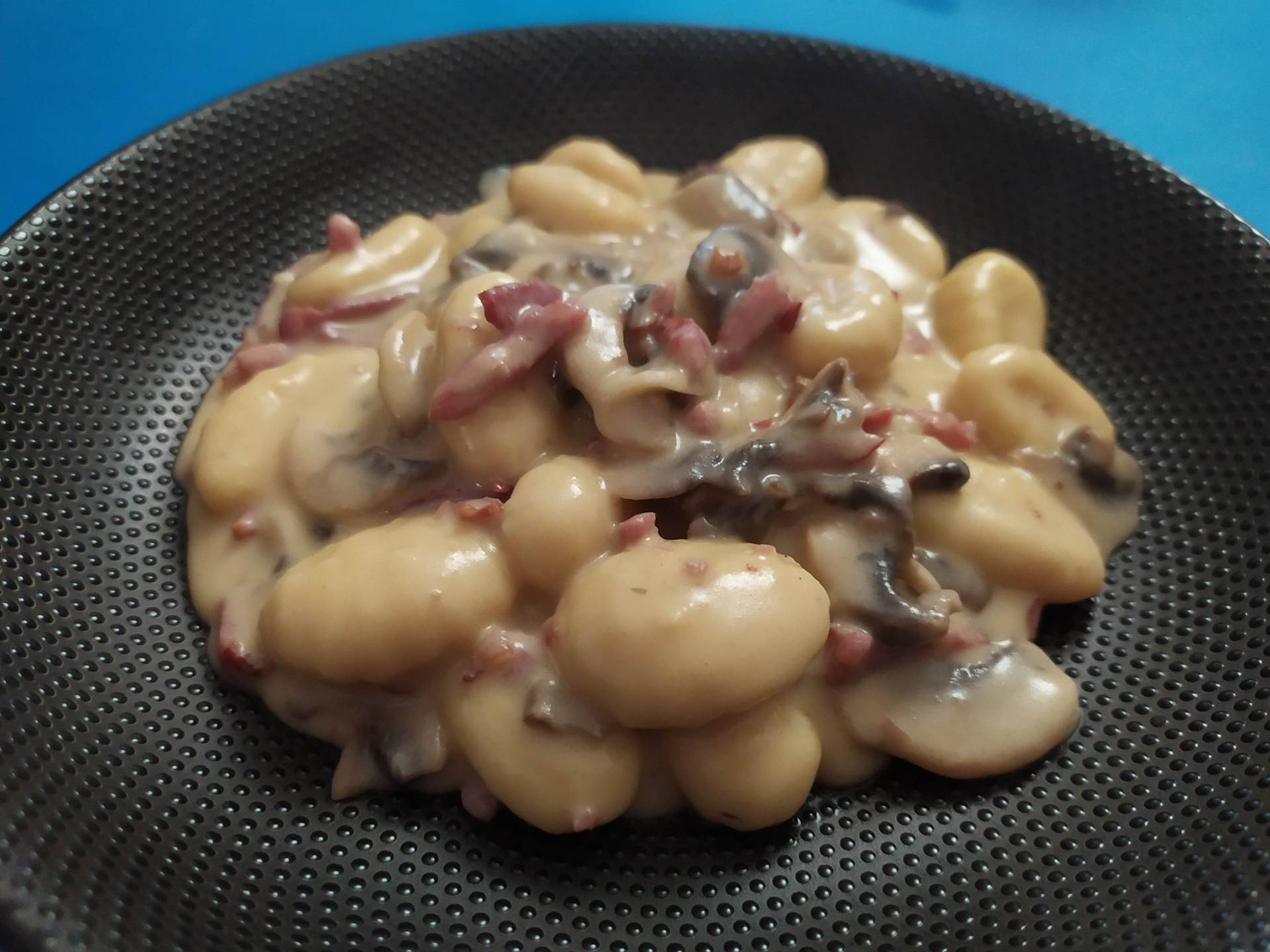 Gnocchis aux champignons et lardons - Recepten Cookeo | Moulinex