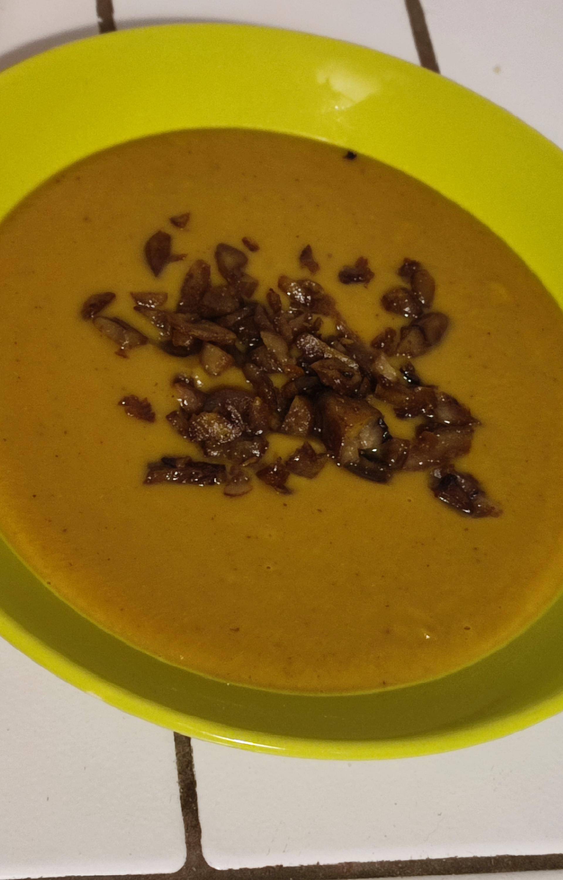 Velouté de patate douce et châtaignes au lait de coco - Recette Companion Connect XL | Moulinex