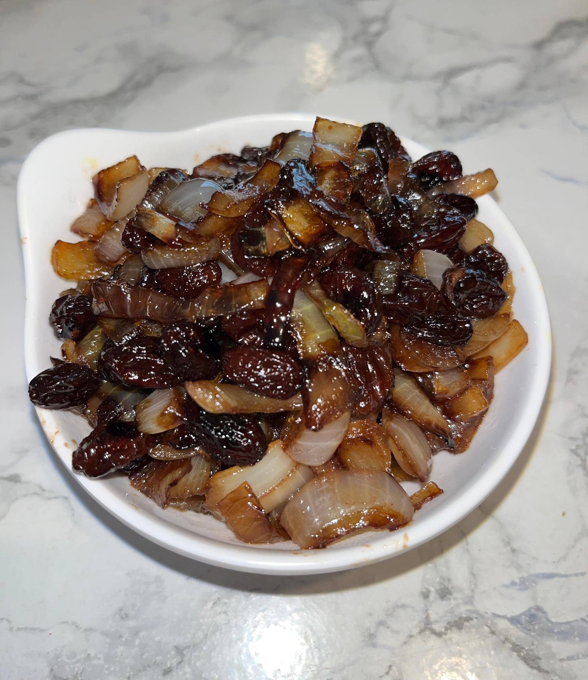 Oignon et raisin sec confits - Recepten Cookeo V3 | Moulinex