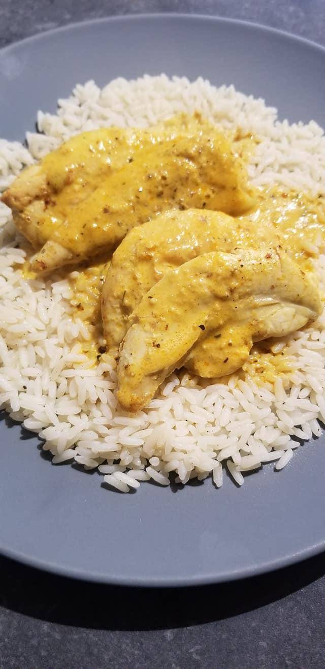 Aiguillettes de poulet au curry et son riz - Recepten Cookeo | Moulinex