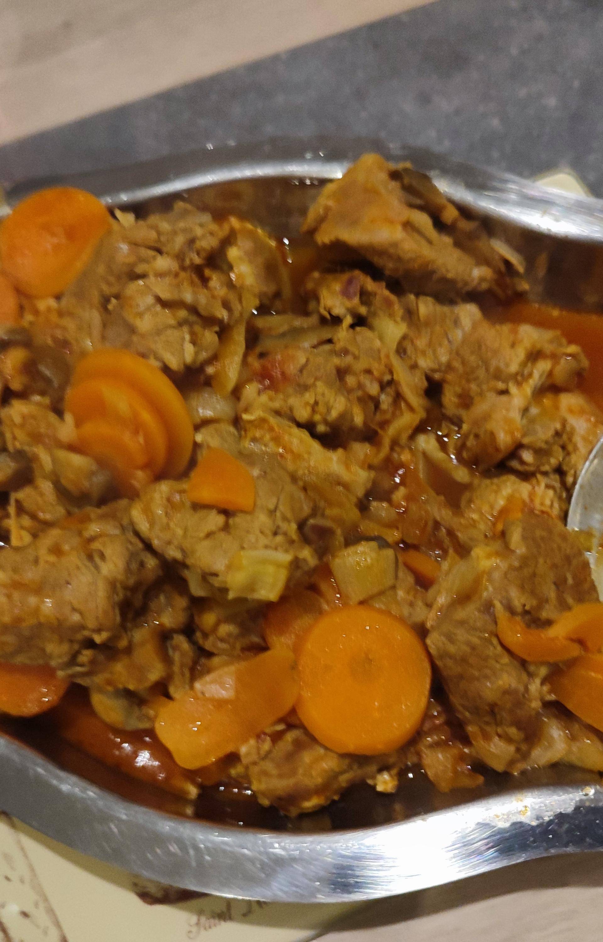 Veau Marengo Au carottes - Recette Cookeo V3 | Moulinex