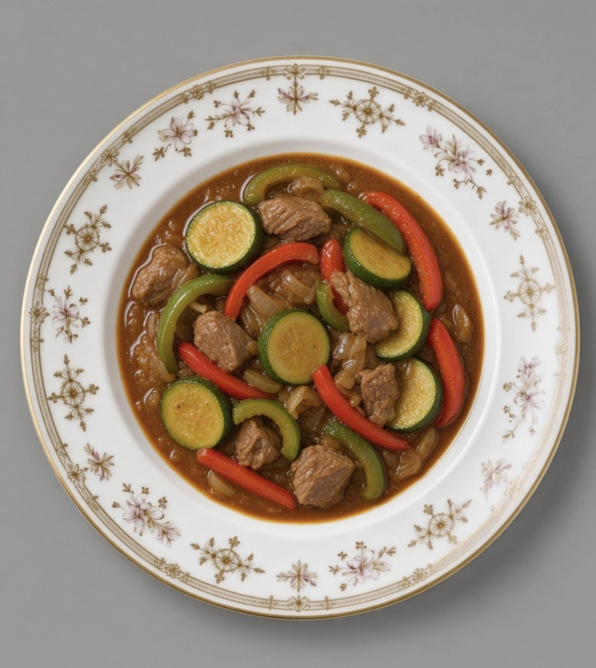 Goulash de patates douces et cougettes - Recette Companion Connect | Moulinex