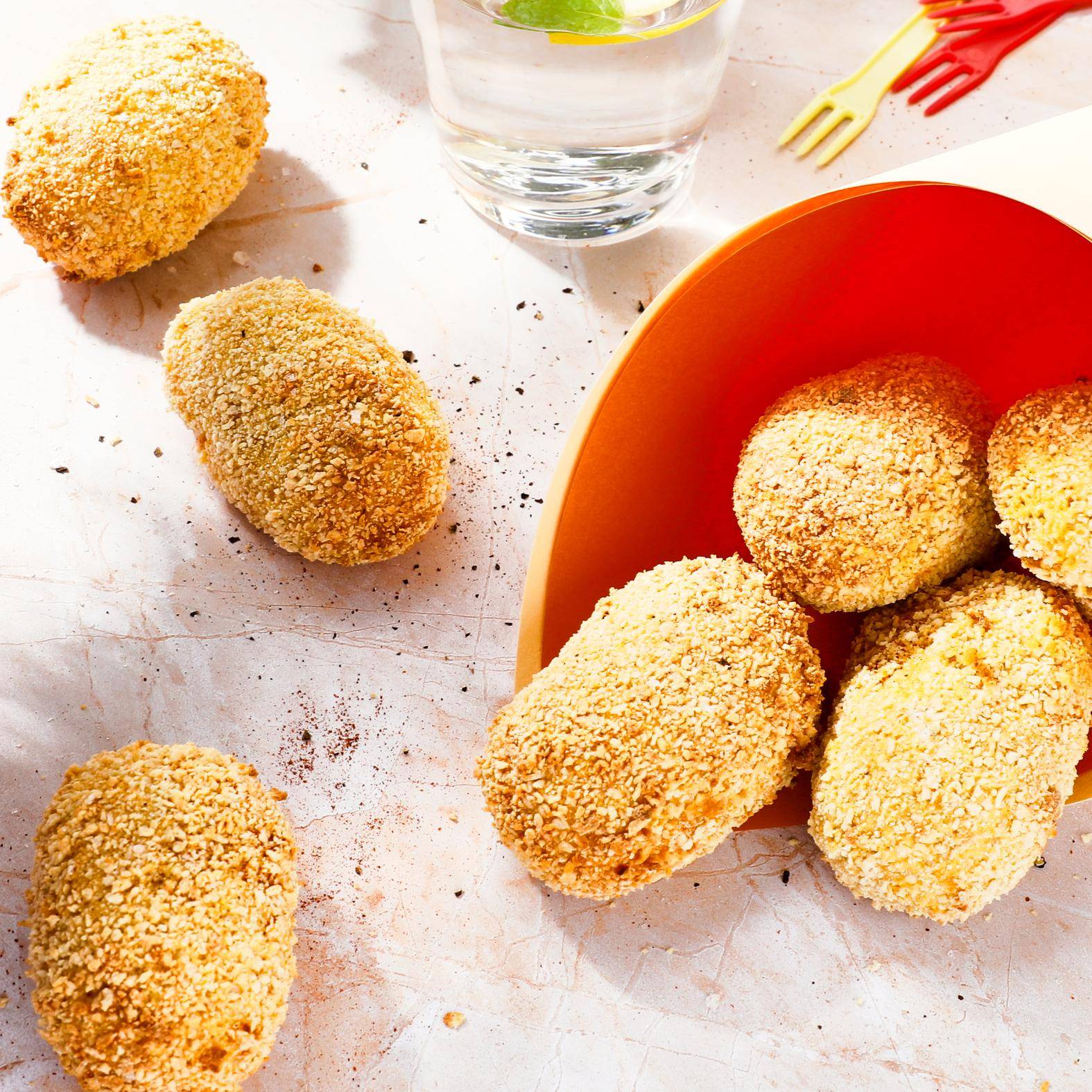 Croquettes au jambon - Recepten EASY FRY & GRILL 2 in 1 MECHANICAL | Moulinex