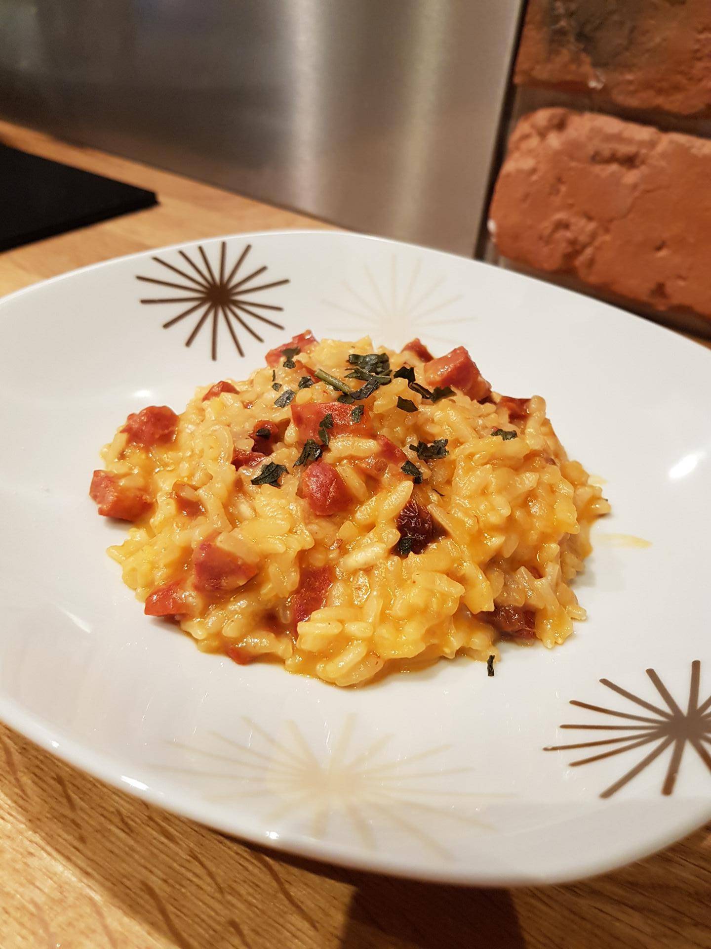 Risotto chorizo et tomates confites - Recepten Companion Connect | Moulinex