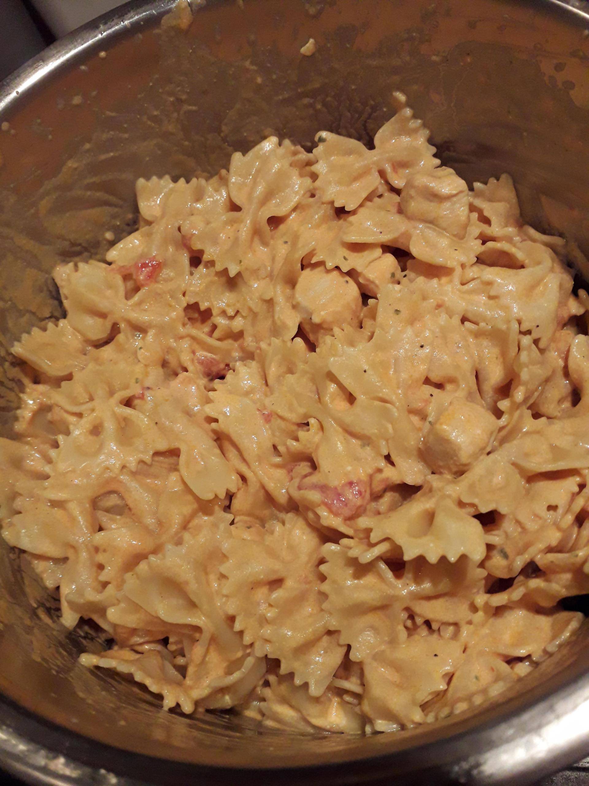 Poulet Boursin mascarpone tomates - Recette Companion XL | Moulinex