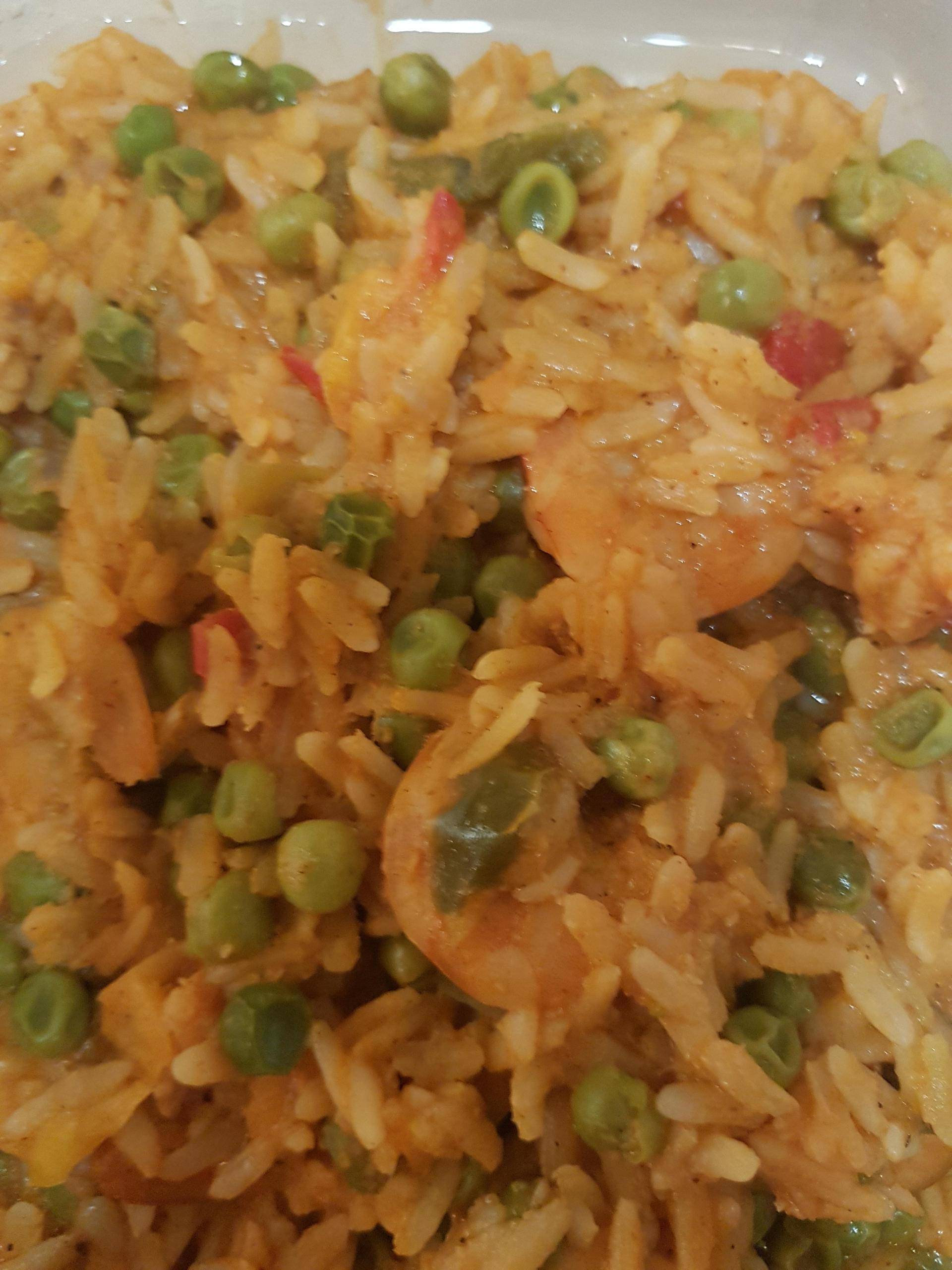 Crevettes au riz complet et légumes - Recepten Cookeo | Moulinex