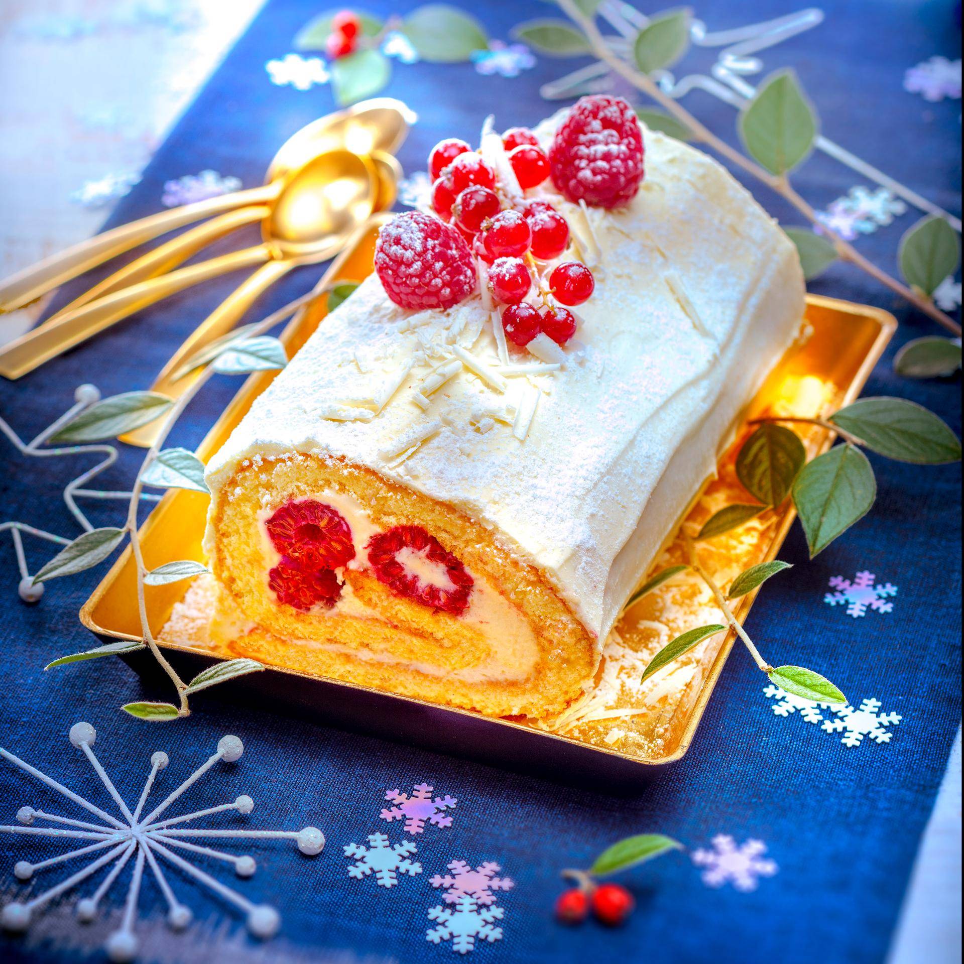 Bûche chocolat blanc et fruits rouges - Recepten Companion Connect | Moulinex
