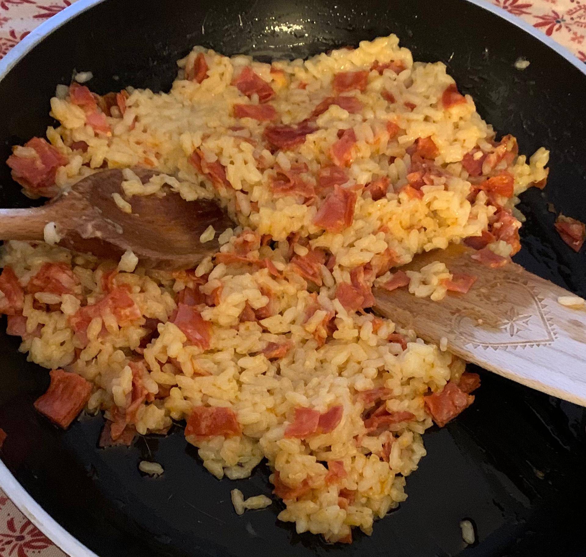 Risotto chorizo parmesan - Recette Cookeo V3 | Moulinex