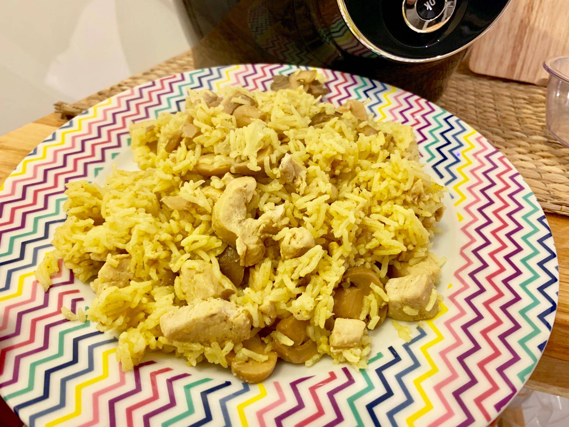 Poulet curry au riz - Recepten Cookeo | Moulinex