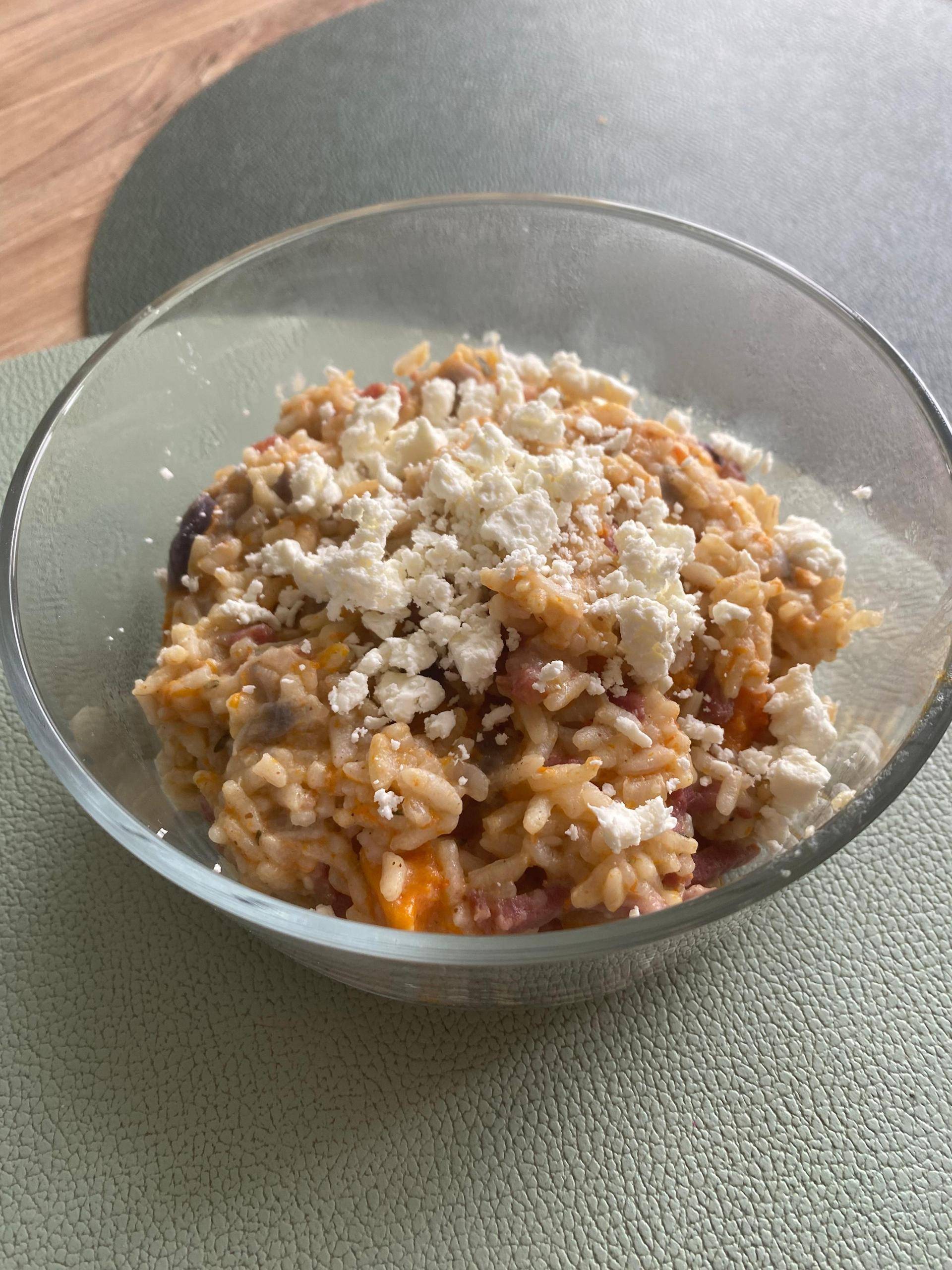 Risotto butternut lardons - Recepten Companion Connect XL | Moulinex