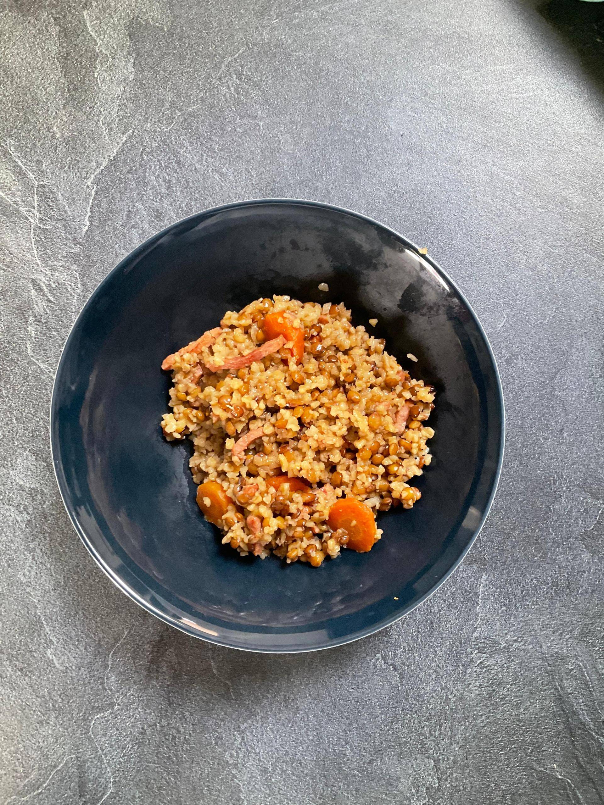 Lentilles et boulgour paysanne - Recepten Cookeo | Moulinex