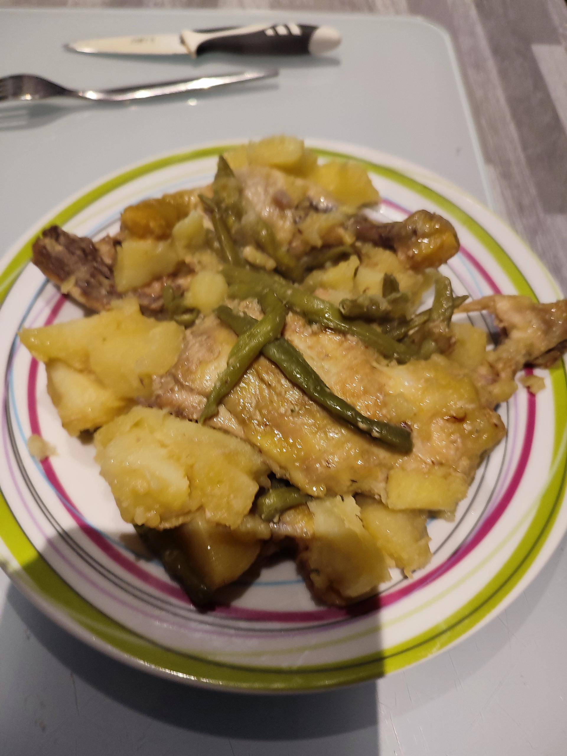 Cuisses de poulet aux pommes de terre et Boursin - Recepten Cookeo V3 | Moulinex