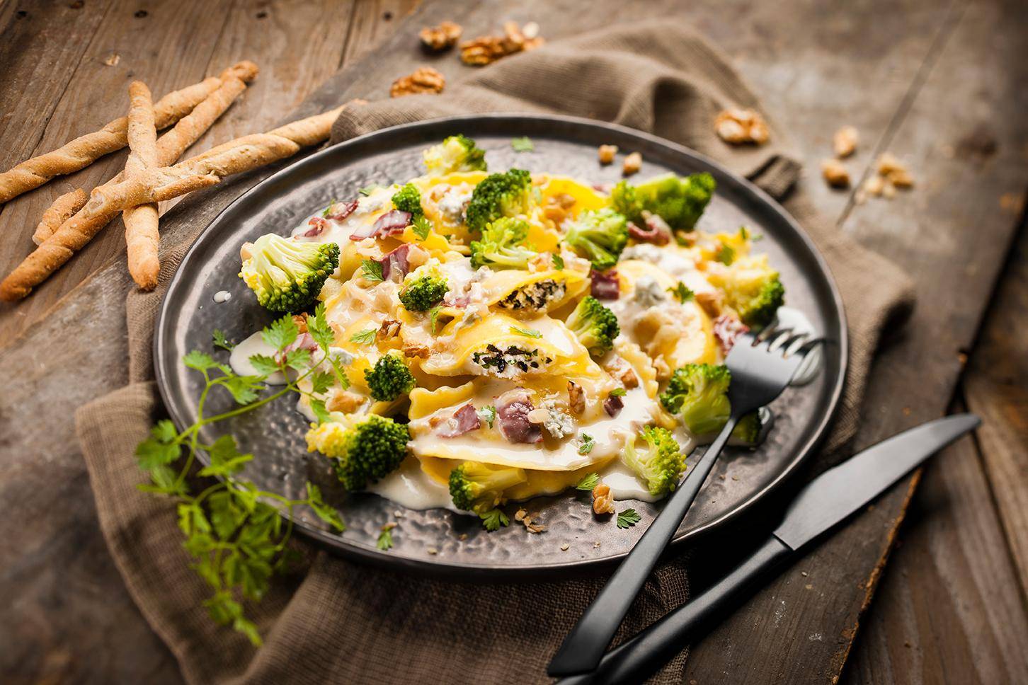 Ravioli gorgonzola noix - Recette Cookeo | Moulinex