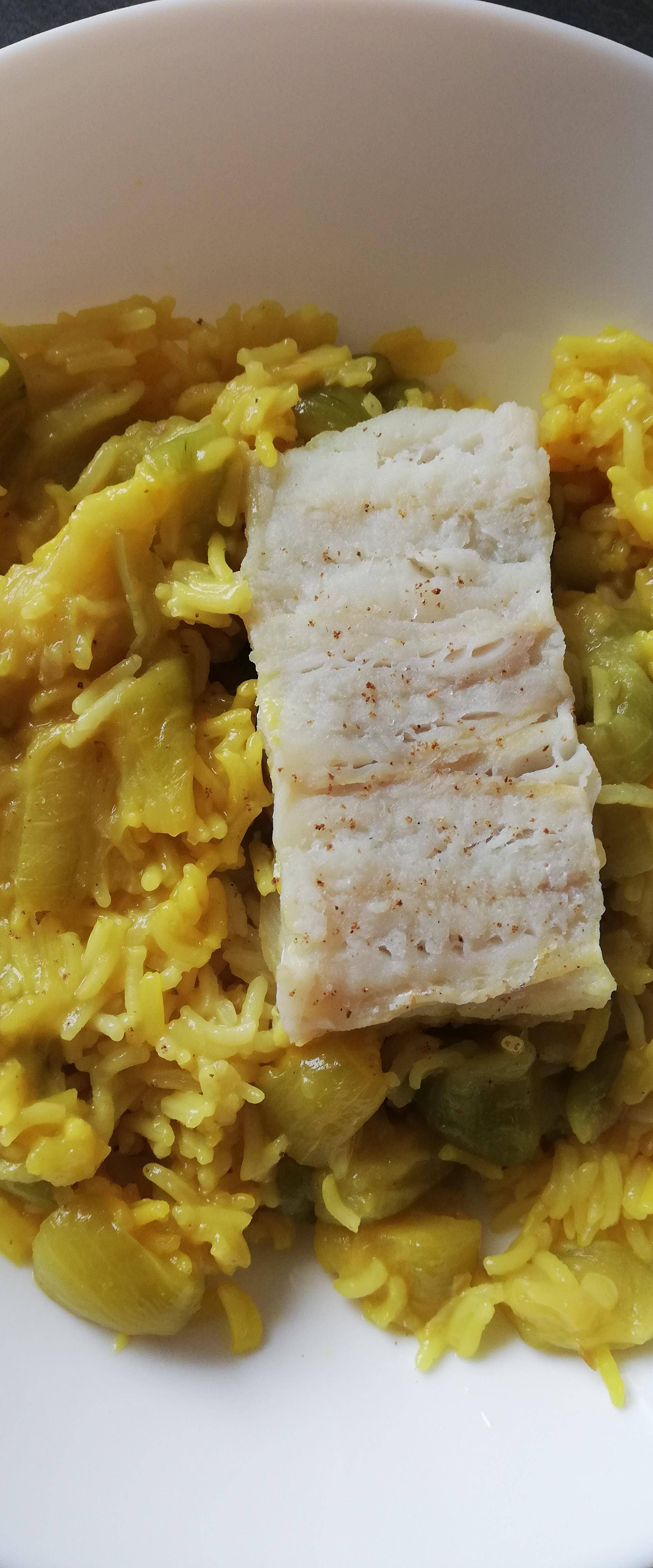 Cabillaud, riz et courgette - Recette Cookeo | Moulinex