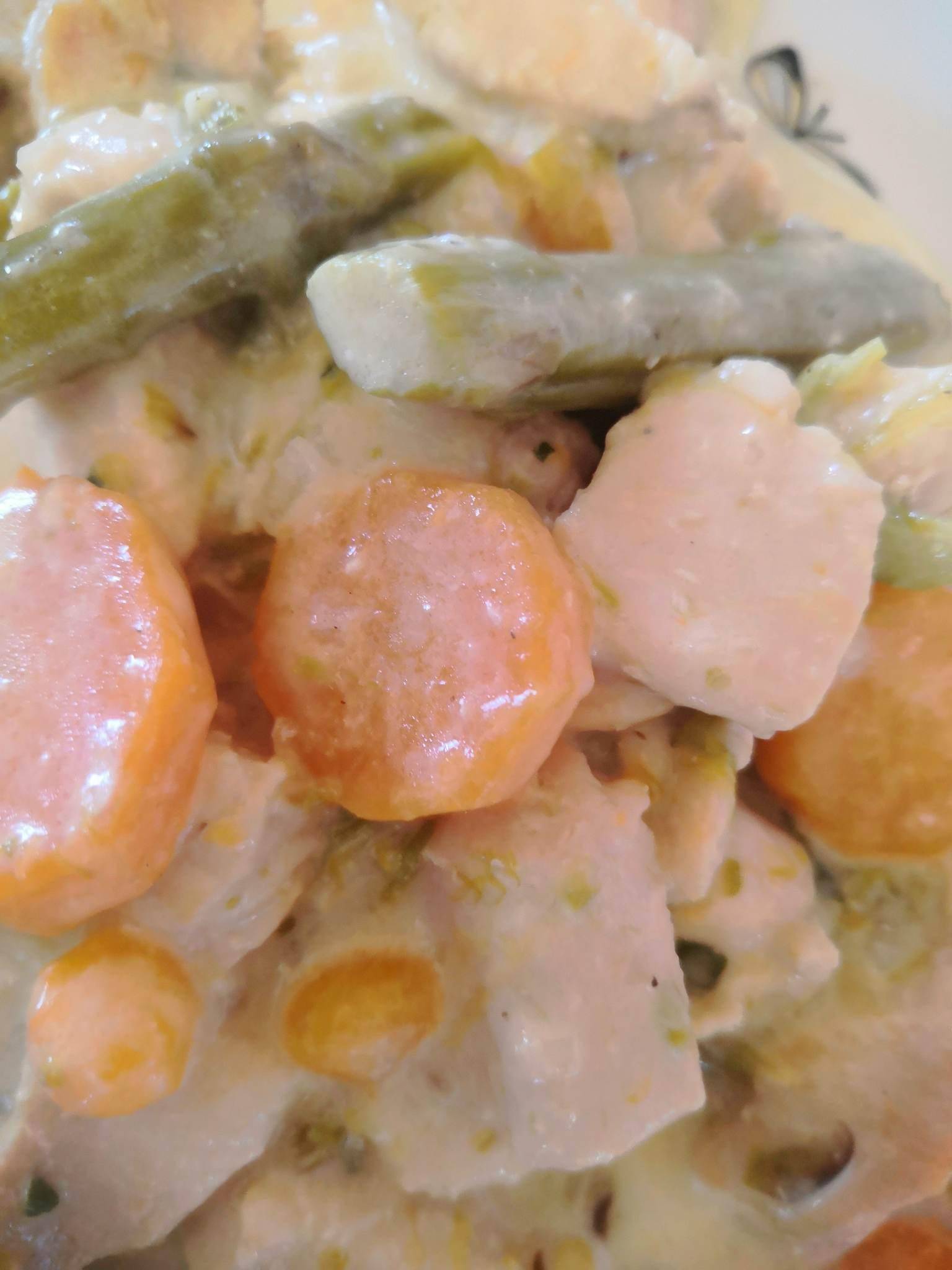 Blanquette de poulet aux asperges - Recette Cookeo | Moulinex