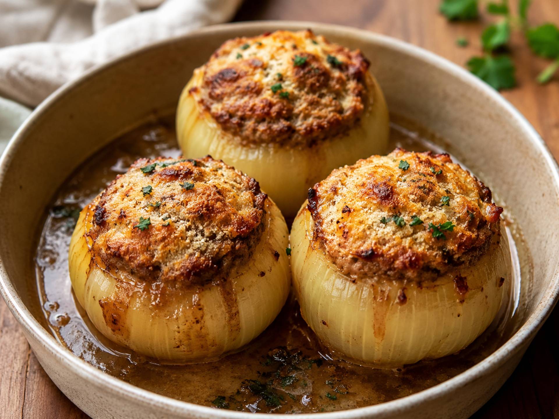 Oignons farcis - Recette Cookeo 10in1 | Moulinex