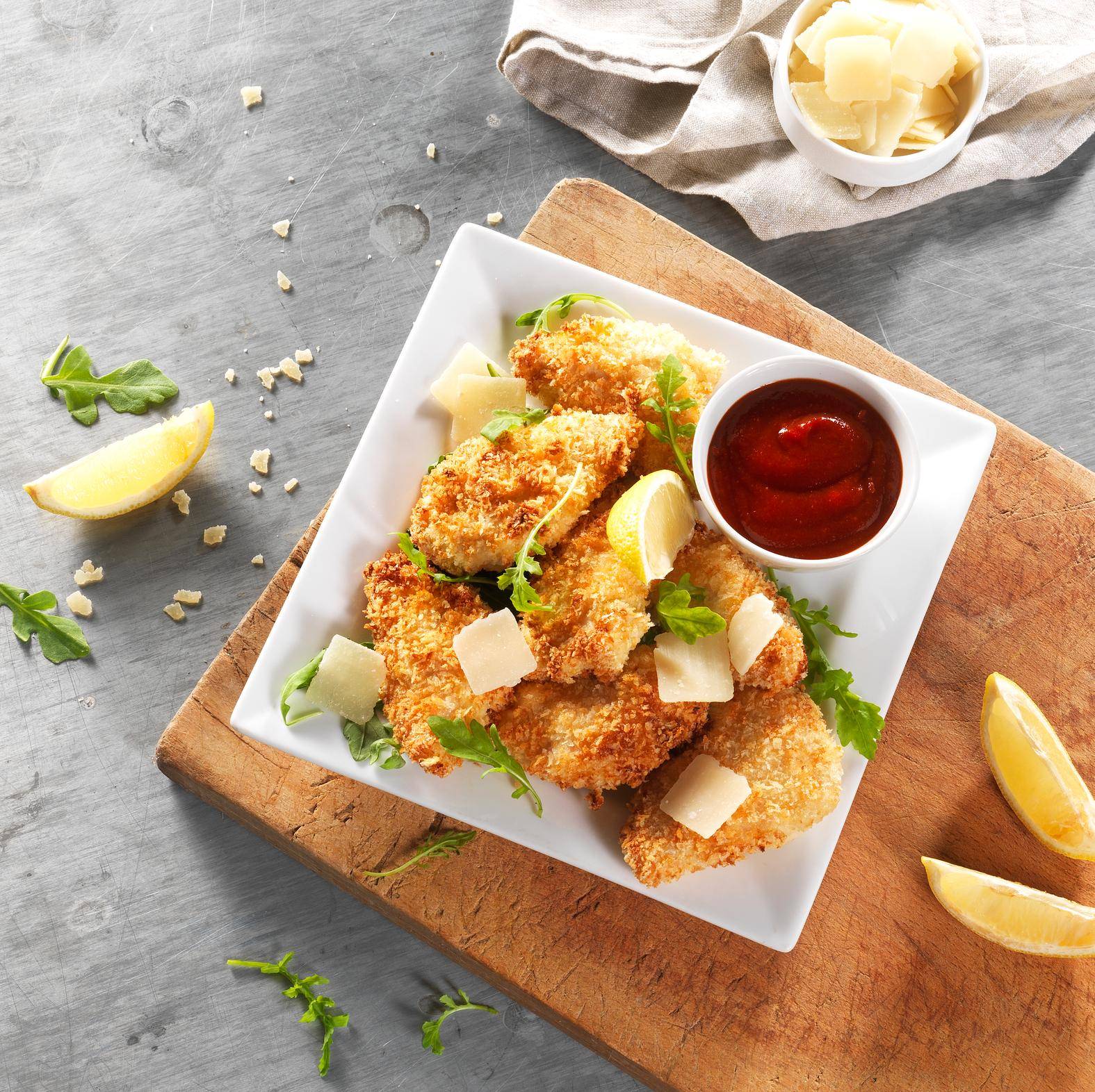 Nuggets de poulet croustillants au pecorino - Recette EASY FRY GRILL & STEAM 3 in 1 | Moulinex