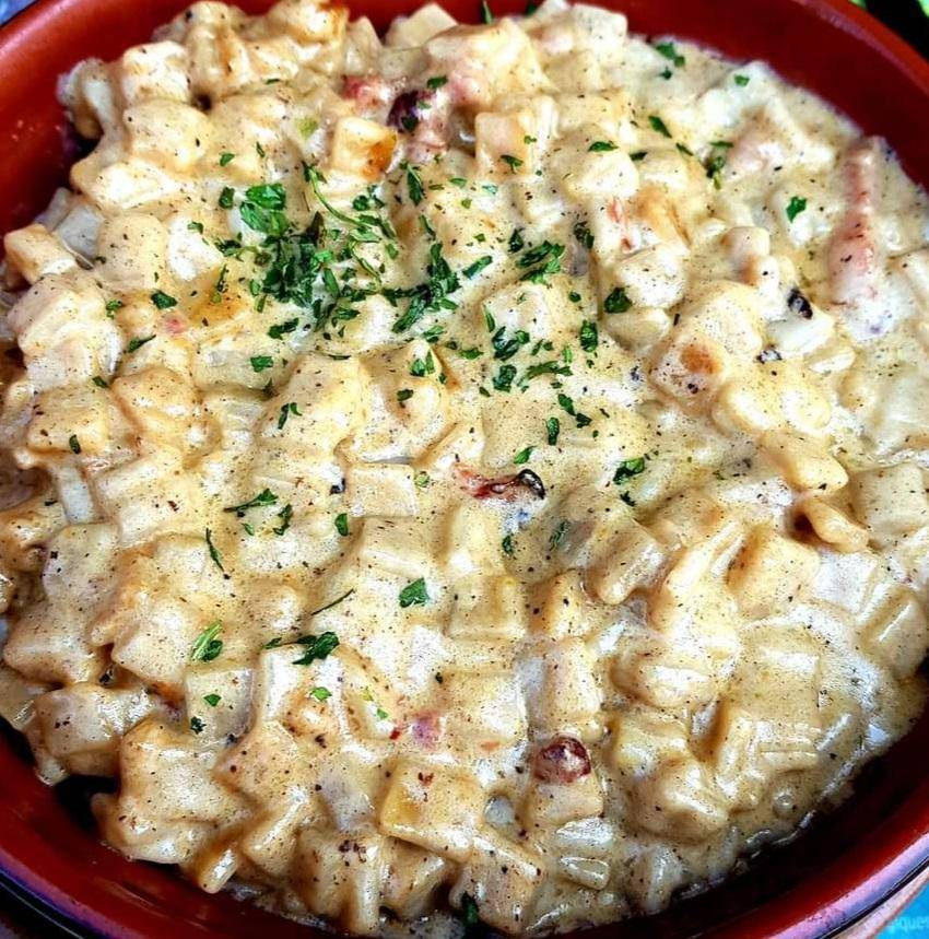 Crozet au beaufort lardon et ( jambon sec ) - Recette Cookeo | Moulinex