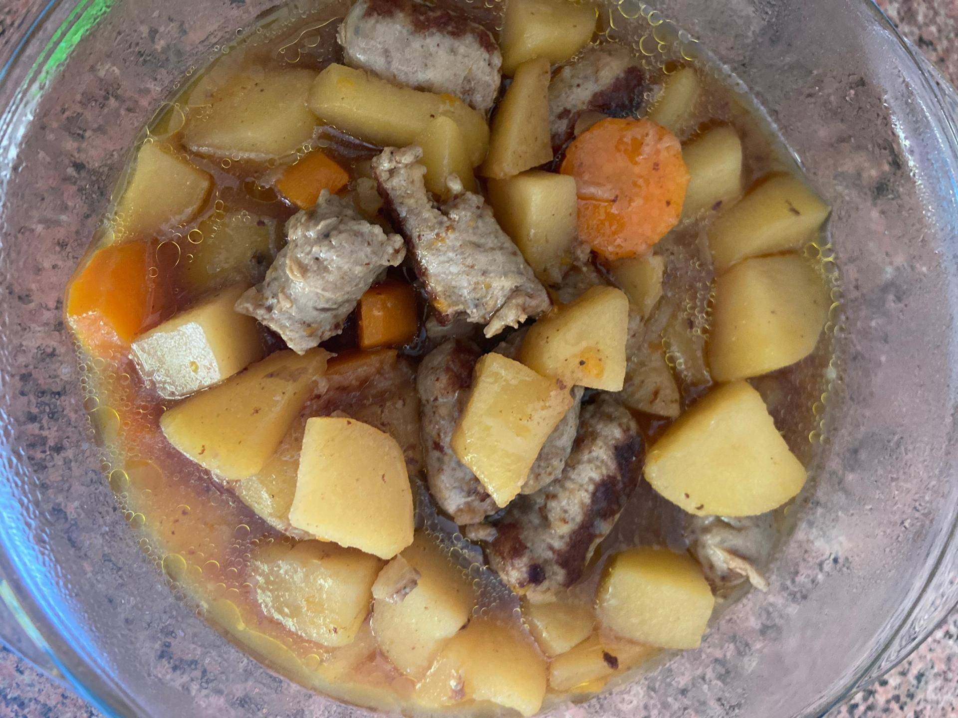 Pommes de Terre Chipolatas - Recepten Cookeo | Moulinex