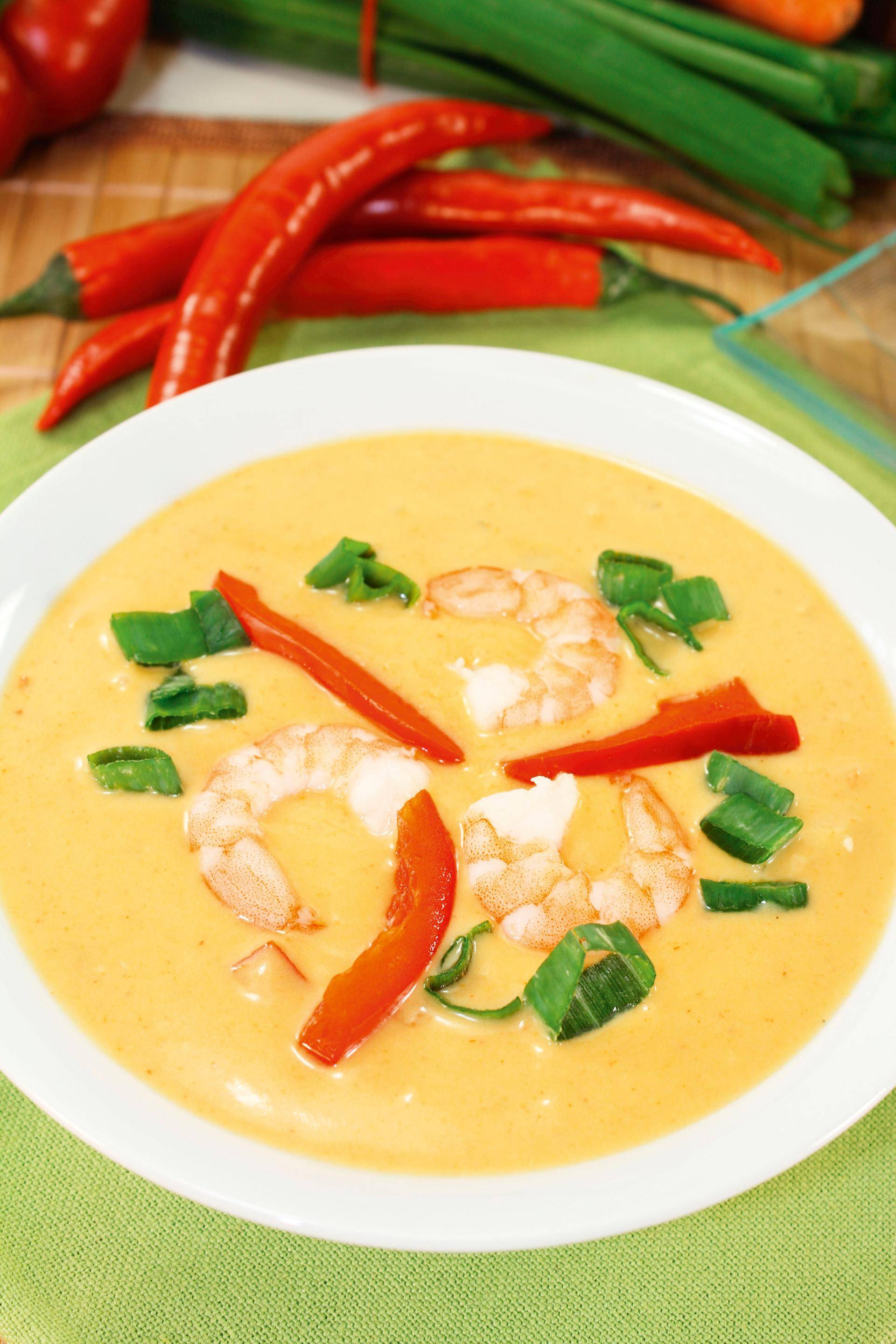 Soupe thaïlandaise à la noix de coco - Recette Companion Connect | Moulinex