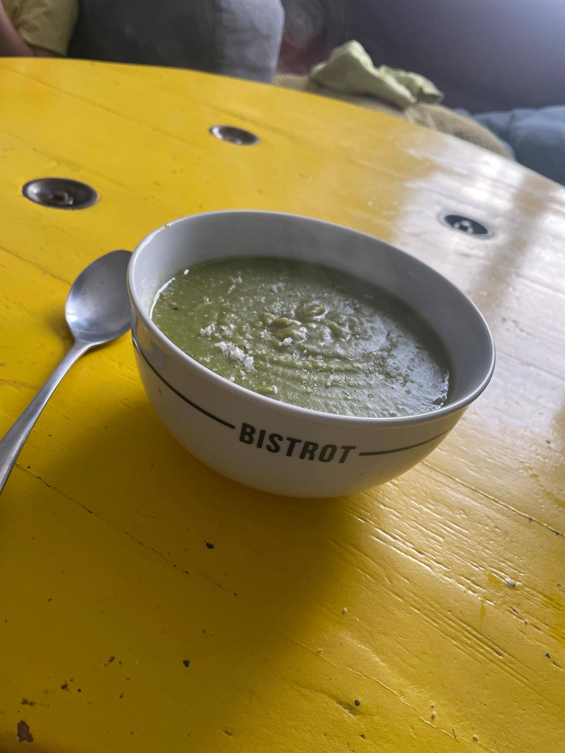 Velouté petit pois topinambour - Recepten Cookeo | Moulinex