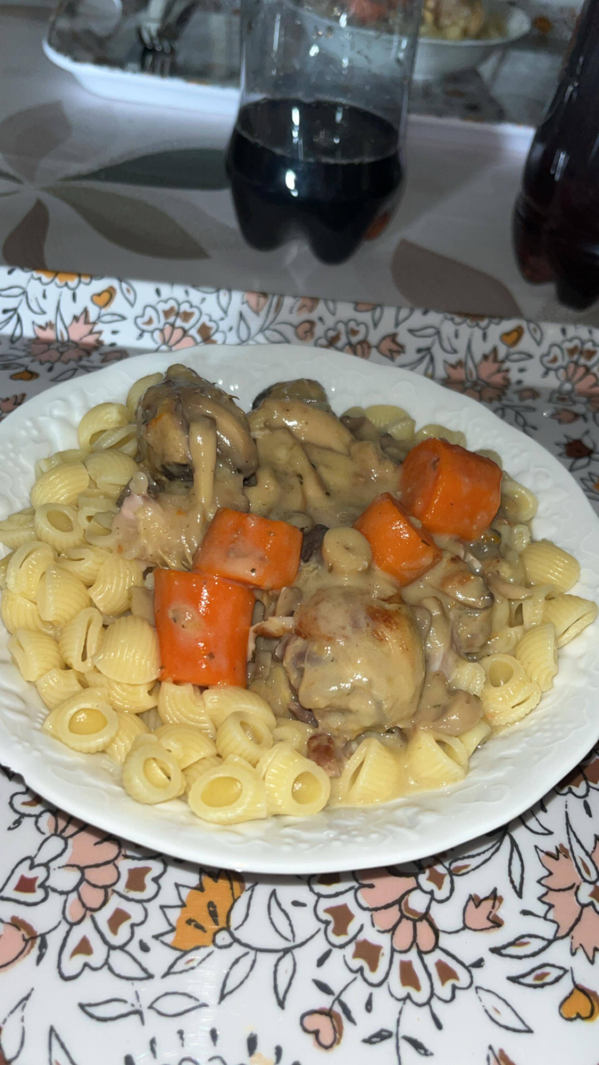 Pilon de poulet, moutarde carotte et champignons - Recette Cookeo V3 | Moulinex
