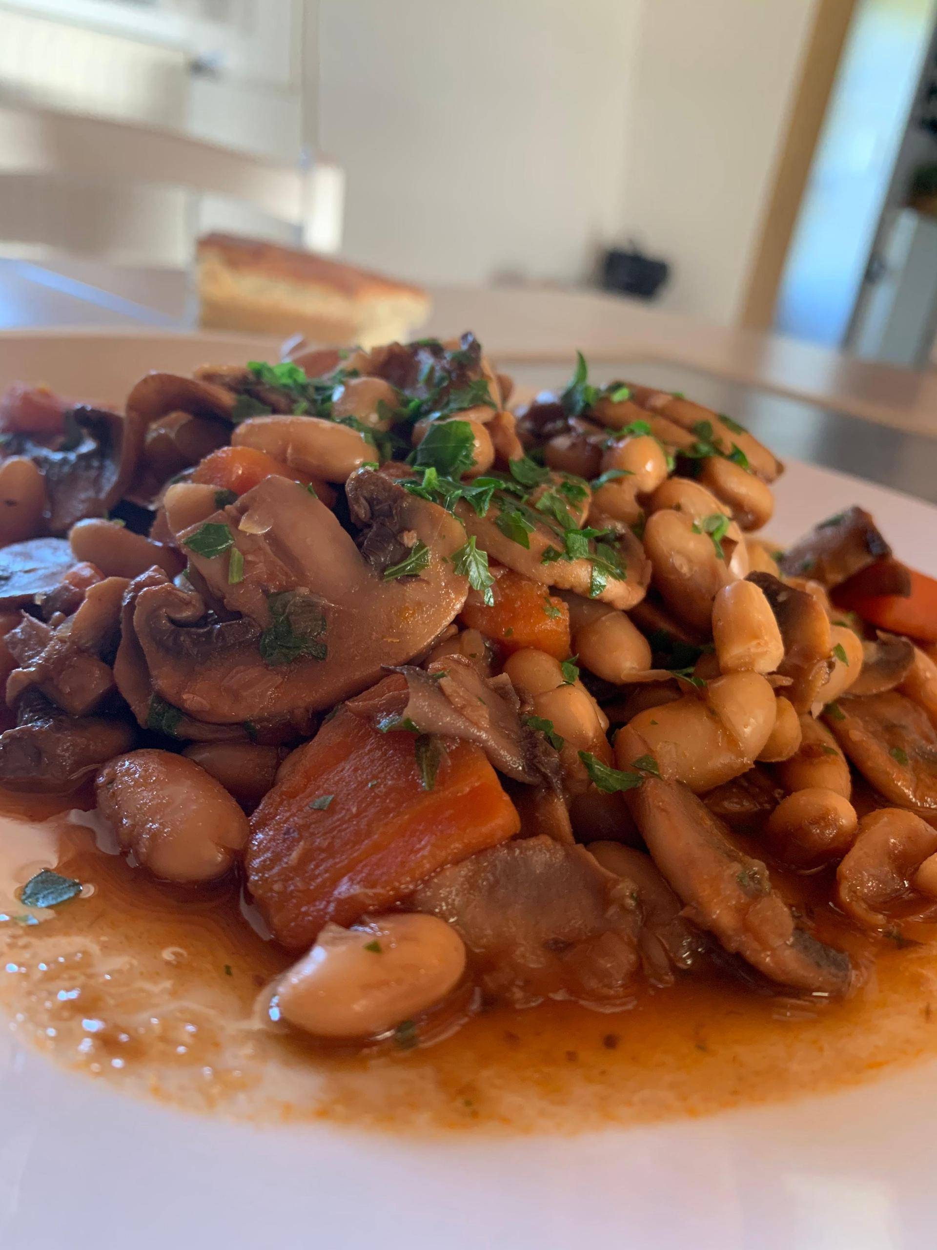 Haricots blancs au vin rouge - Recette Cookeo | Moulinex