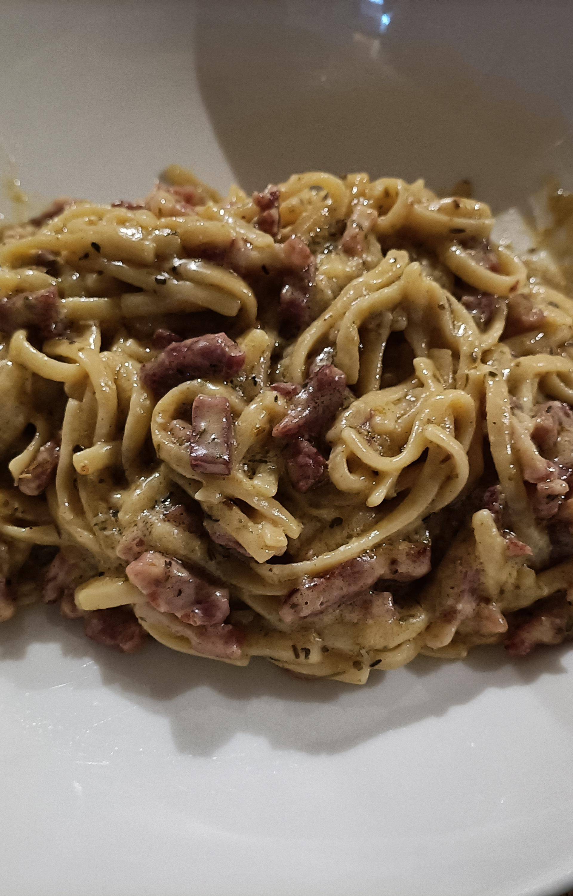 Pates carbonara Roquefort - Recette Cookeo V3 | Moulinex