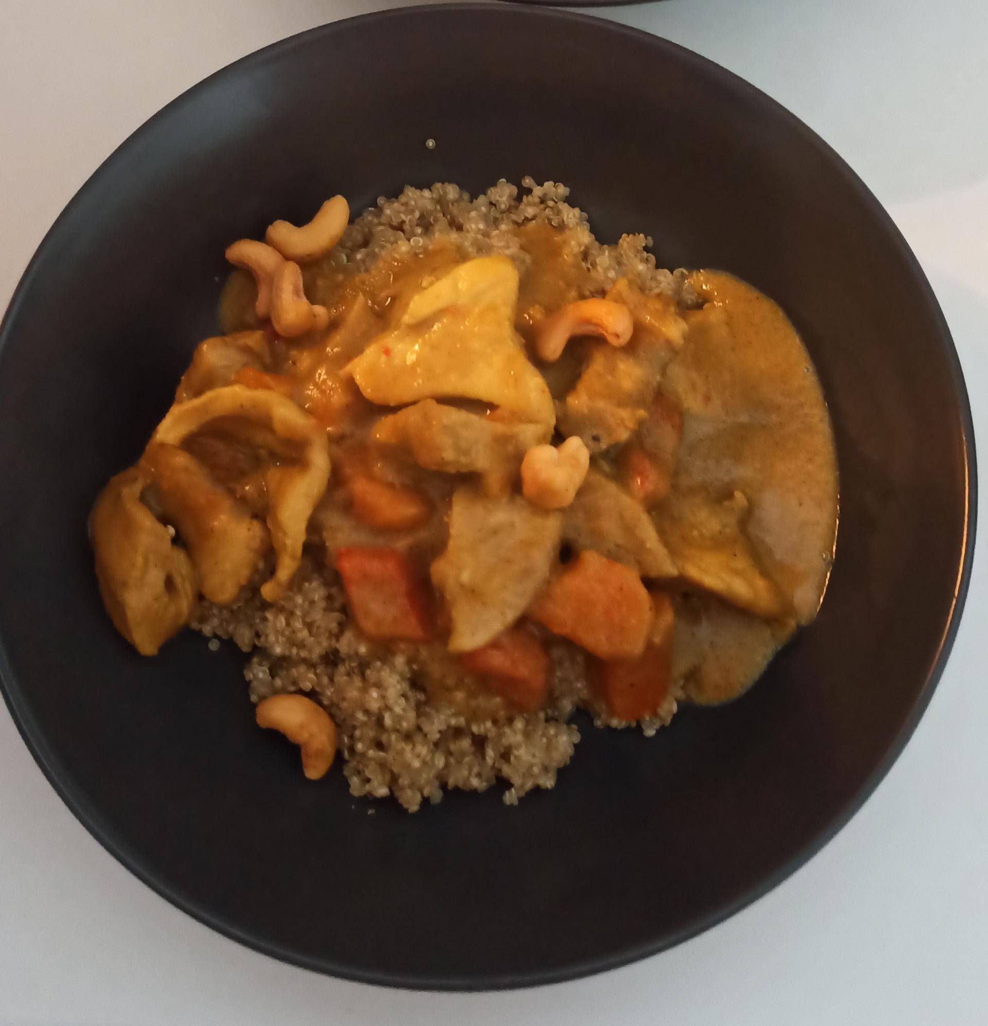 Poulet patate douce poivron curry - Recepten Companion XL | Moulinex